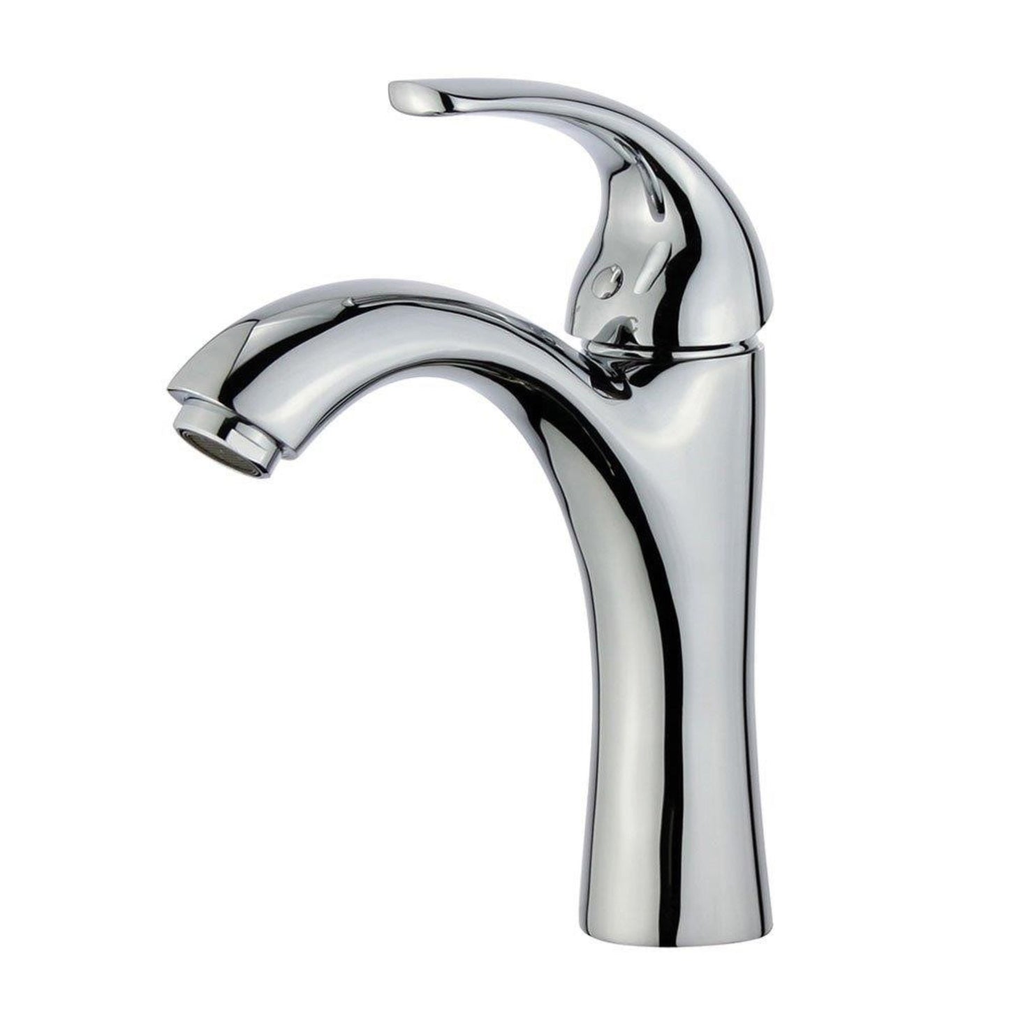 Seville Single Handle Bathroom Vanity Faucet in Polished Chrome