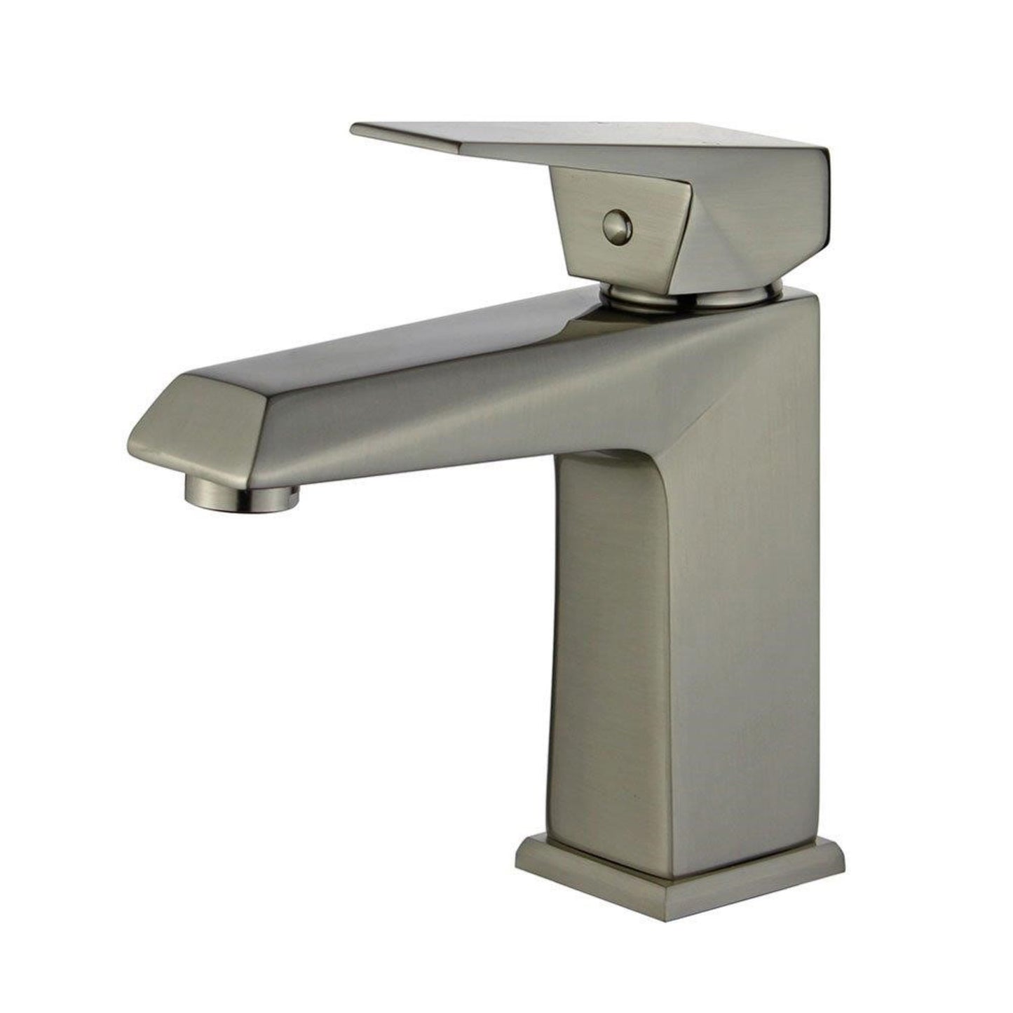 Valencia Single Handle Bathroom Vanity Faucet in Brushed Nickel