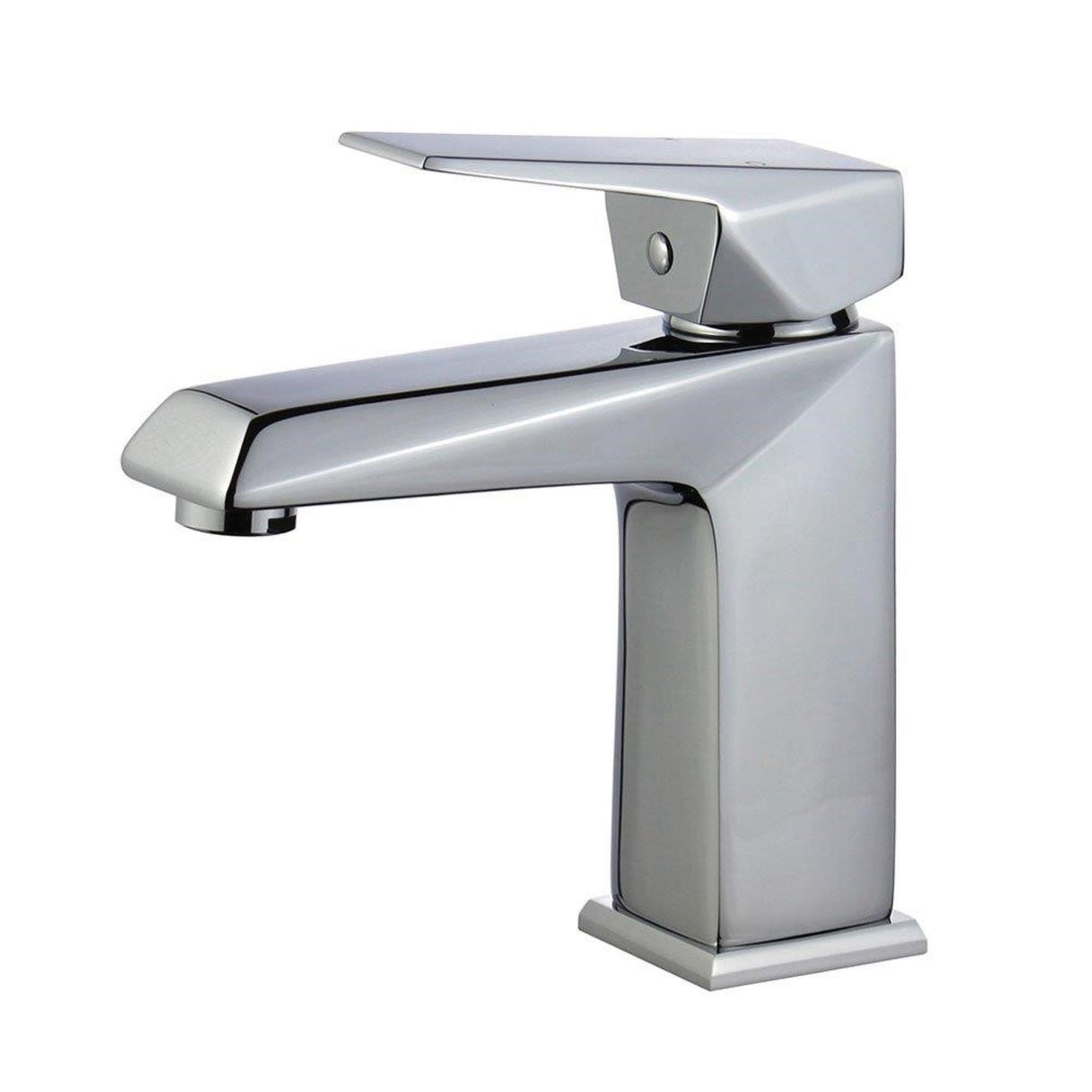 Valencia Single Handle Bathroom Vanity Faucet in Polished Chrome