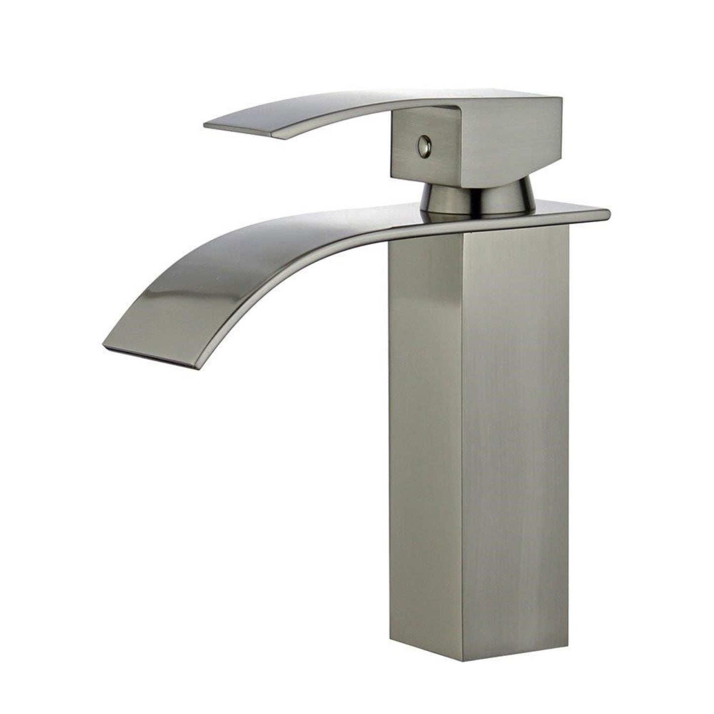 Santiago Single Handle Bathroom Vanity Faucet in Brushed Nickel