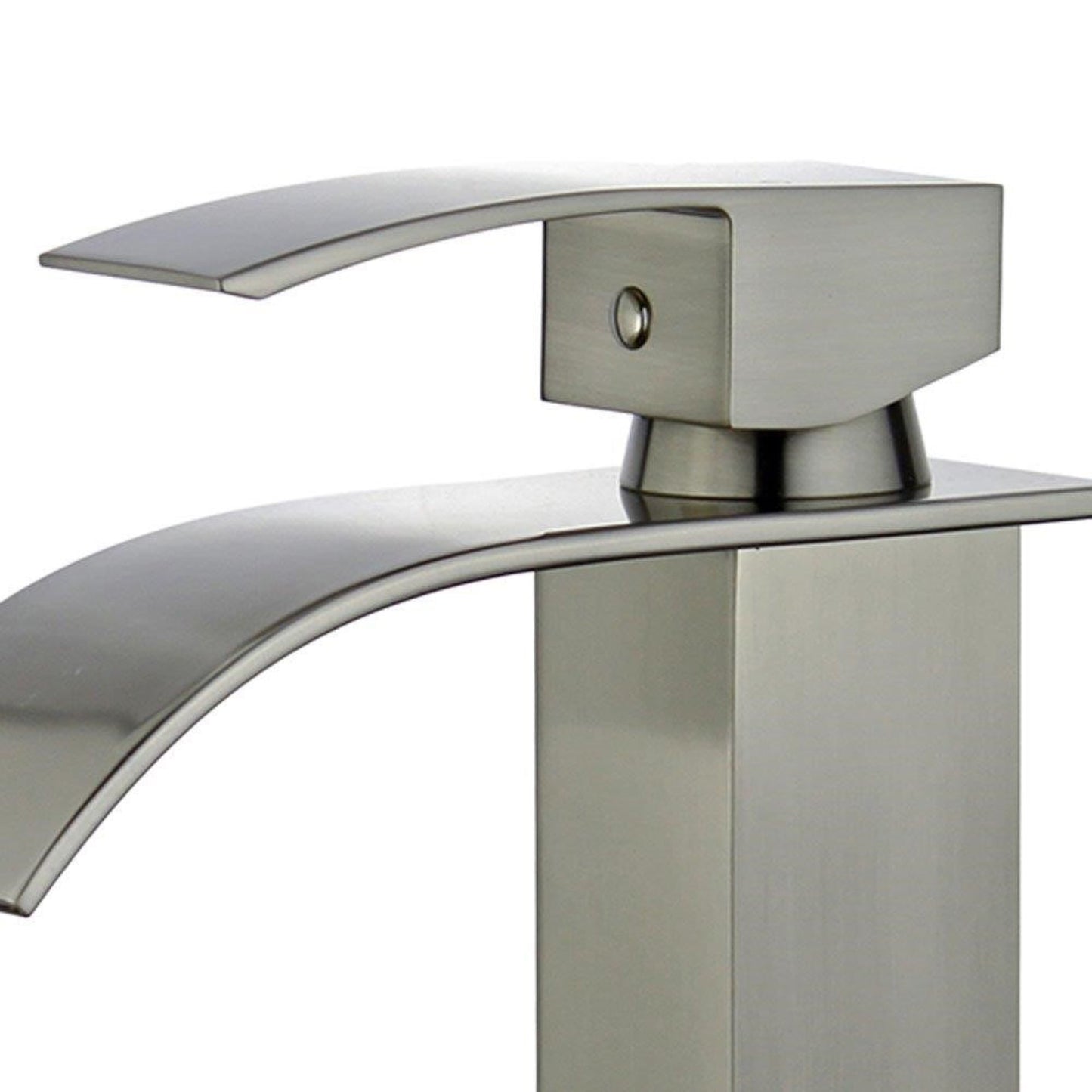 Santiago Single Handle Bathroom Vanity Faucet in Brushed Nickel