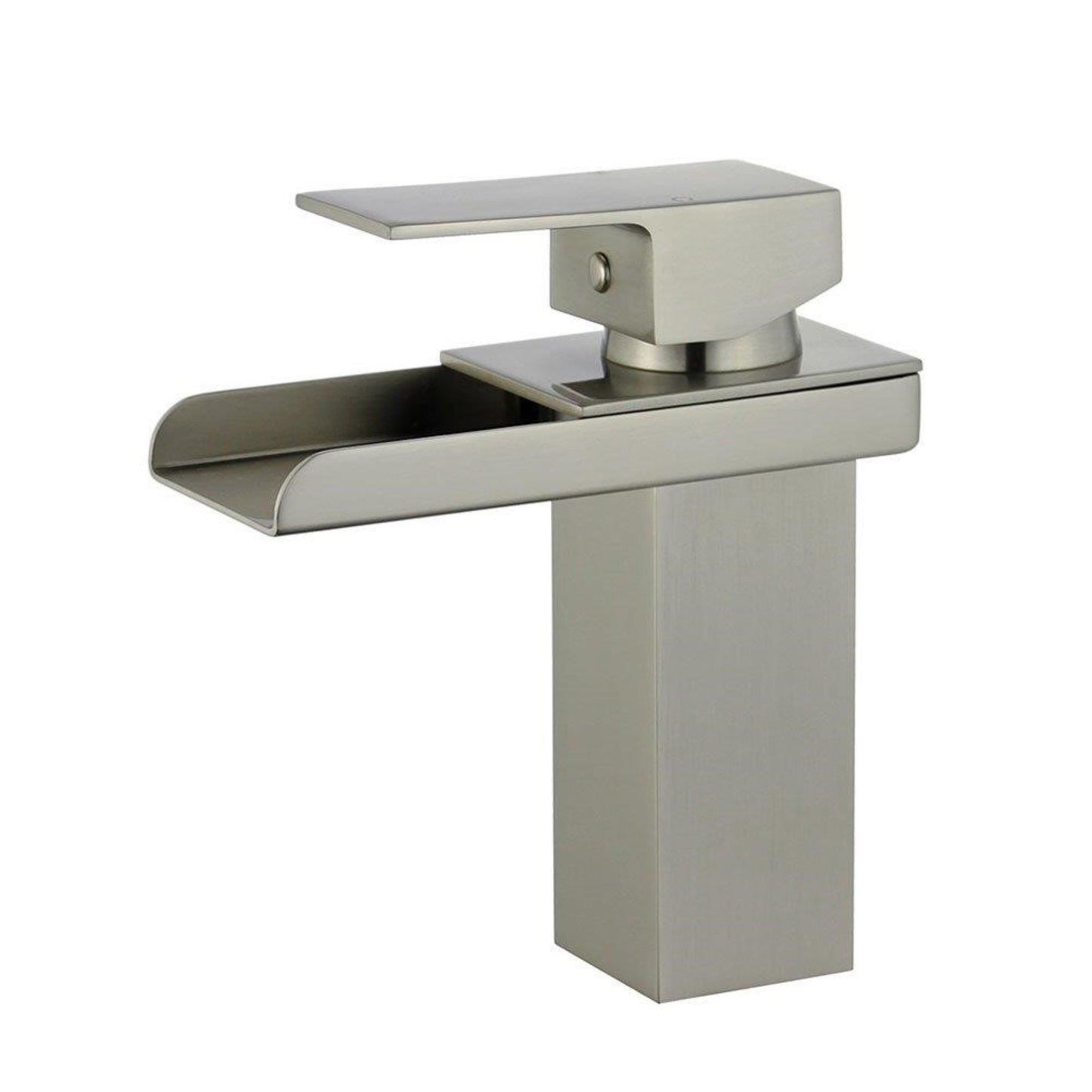 Pamplona Single Handle Bathroom Vanity Faucet in Brushed Nickel