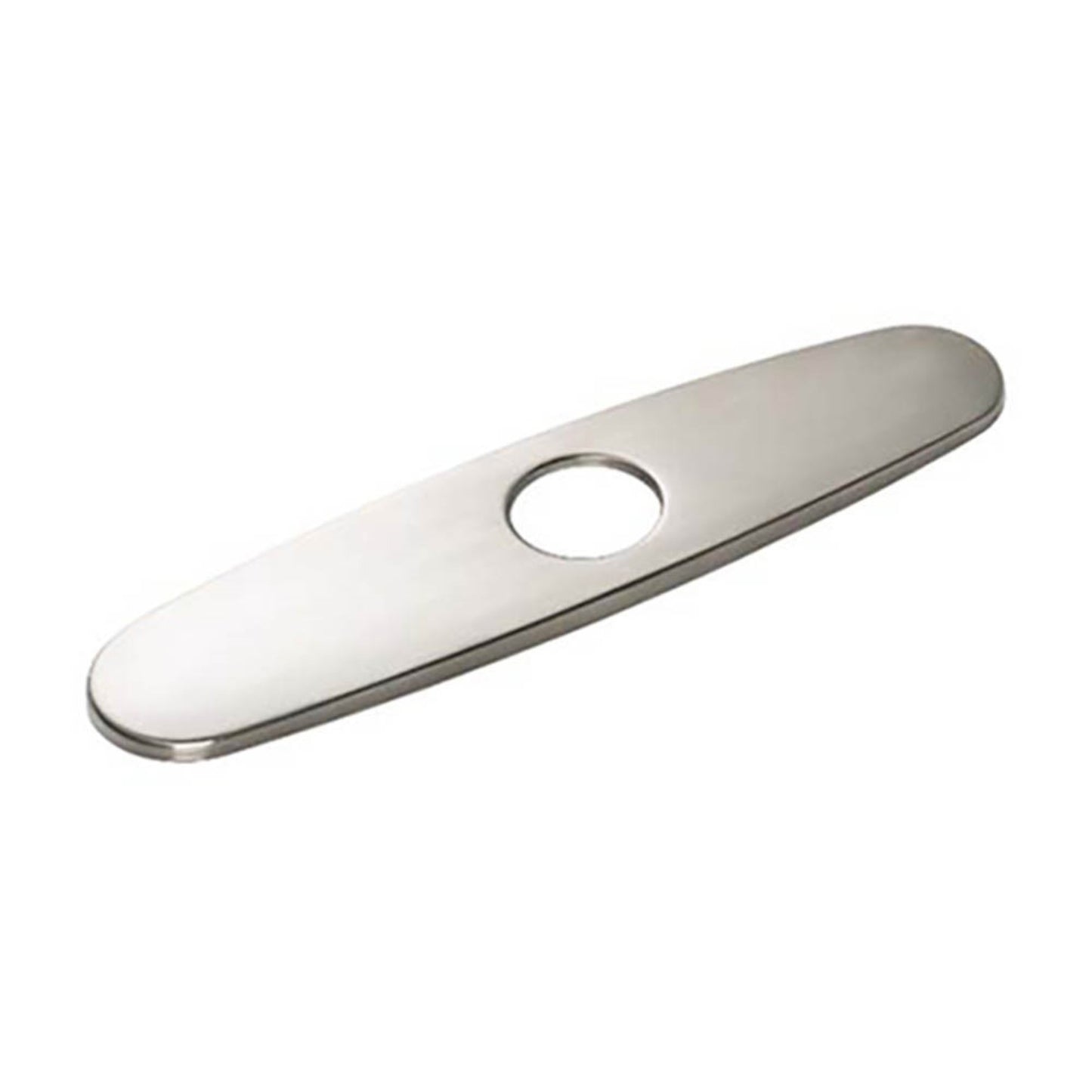 10" Stainless Steel Faucet Deck Plate Brushed Nickel