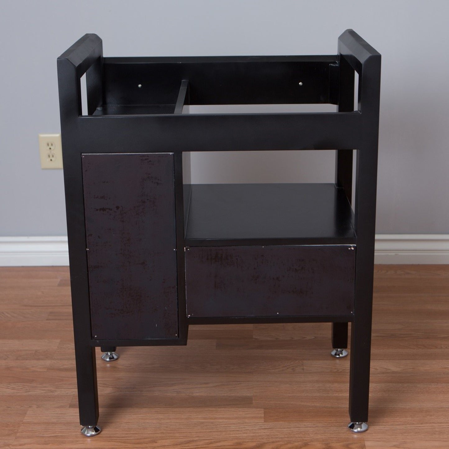 28" Single sink vanity wood dark espresso