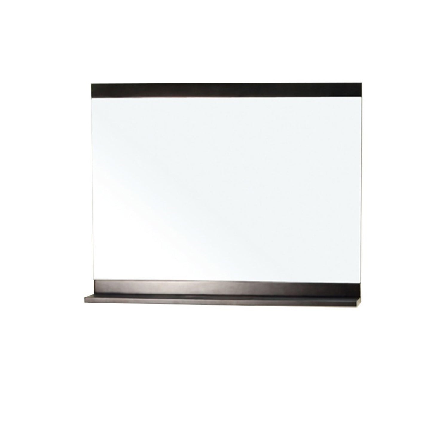 Wood Frame Mirror in Espresso