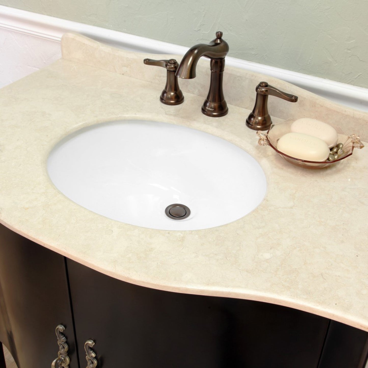 36" Single sink vanity wood espresso
