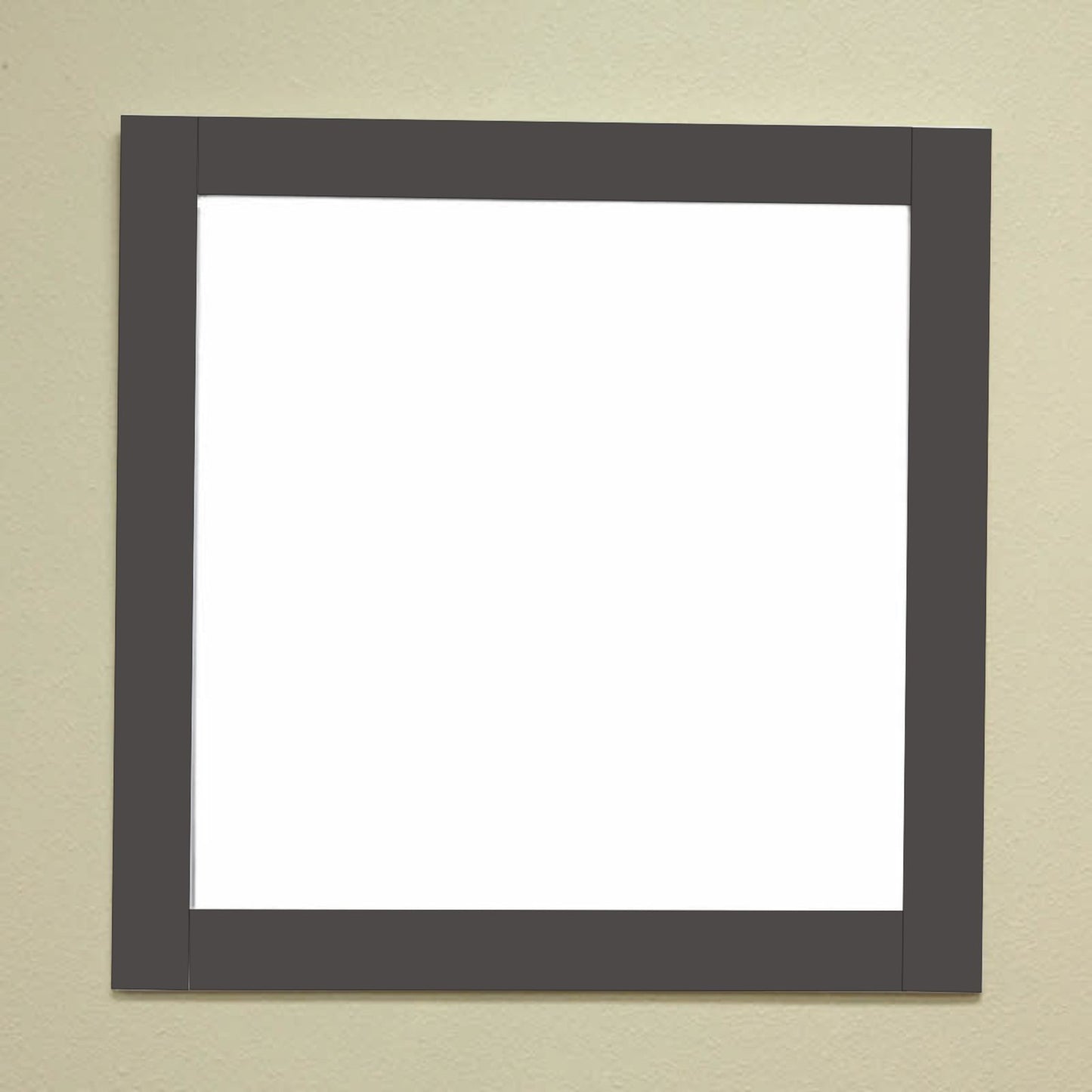 Solid wood frame mirror espresso