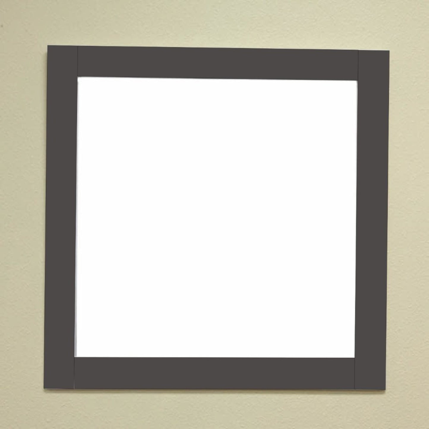 Solid wood frame mirror espresso
