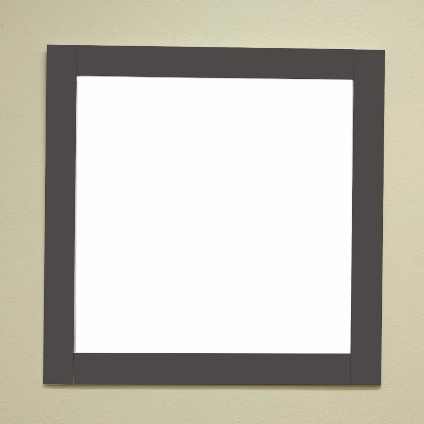 Solid wood frame mirror espresso