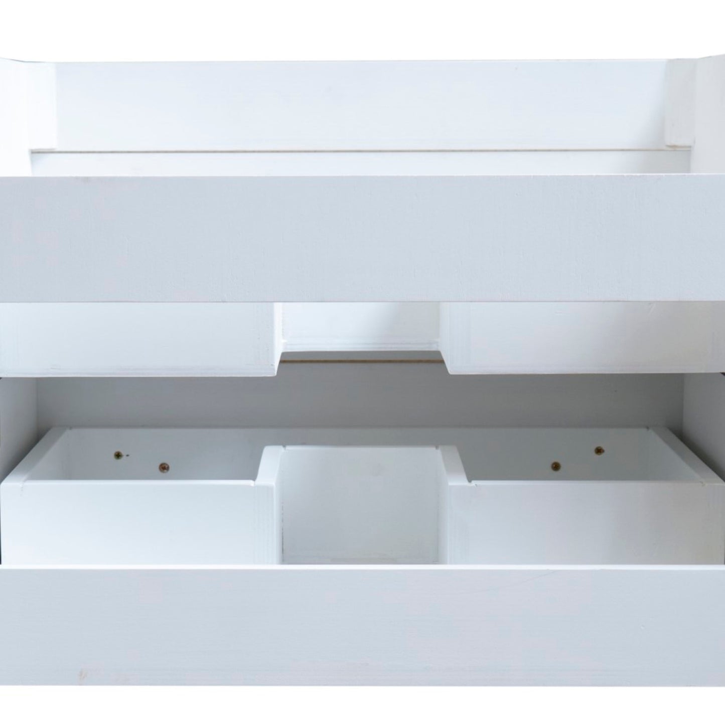 24.25" Single wall mount style sink vanity wood white