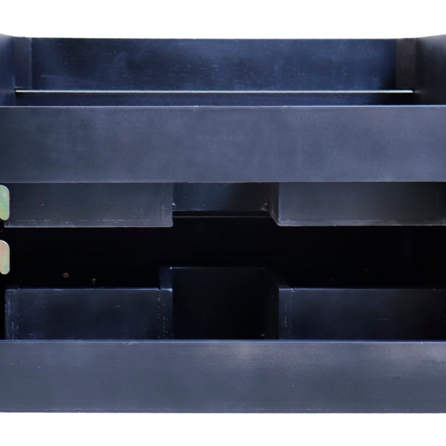 24.25" Single wall mount style sink vanity wood black