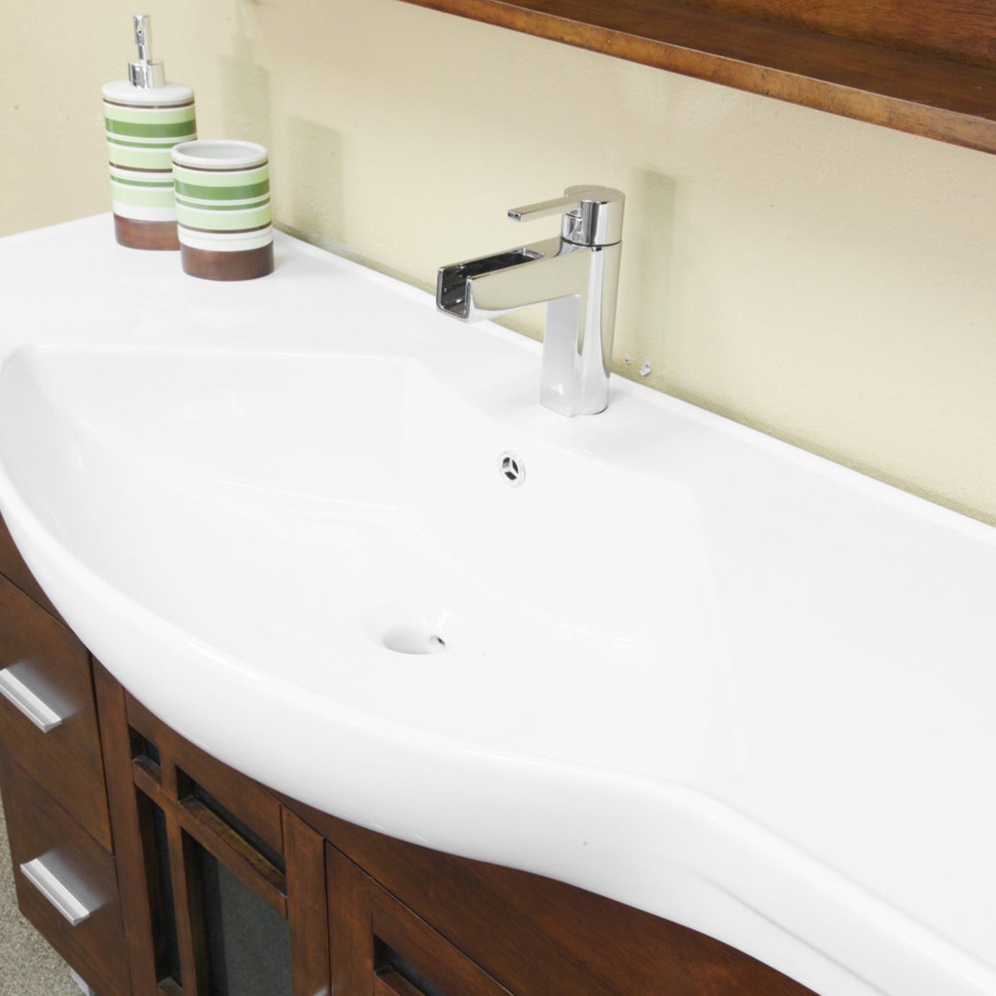 48" Single sink vanity wood walnut