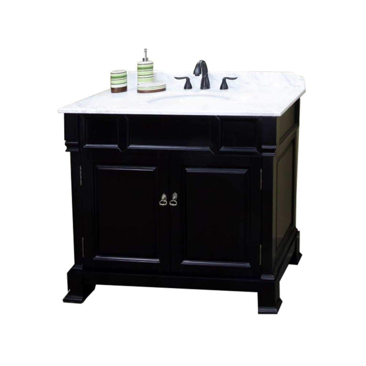 42" Single sink vanity wood espresso