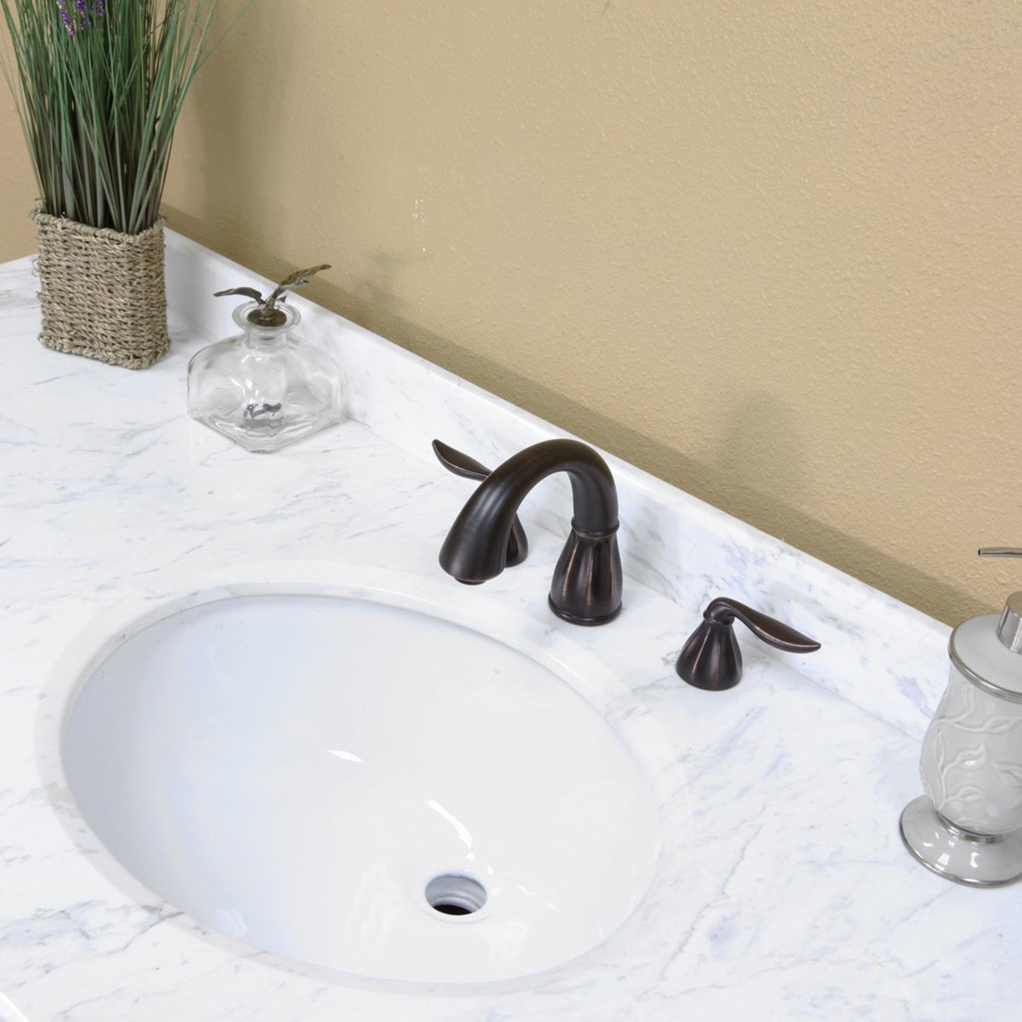 50" Single sink vanity wood espresso