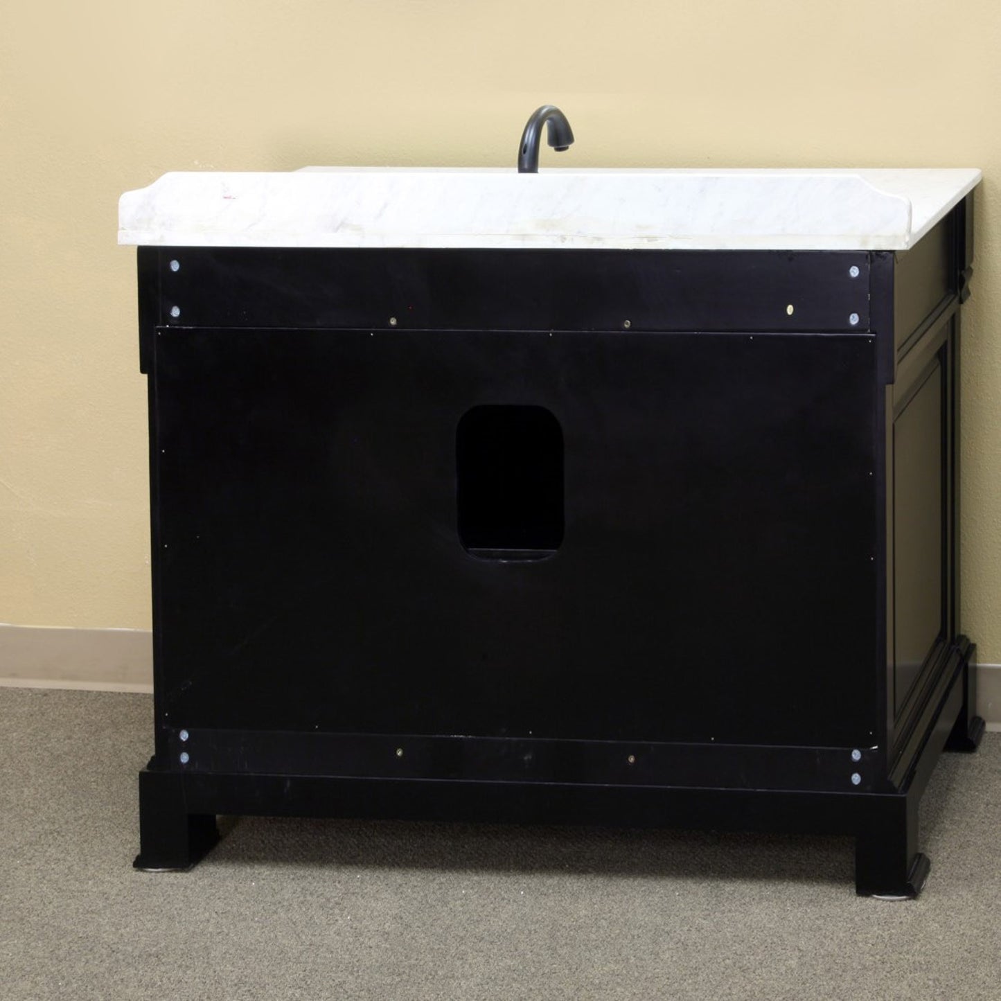 50" Single sink vanity wood espresso
