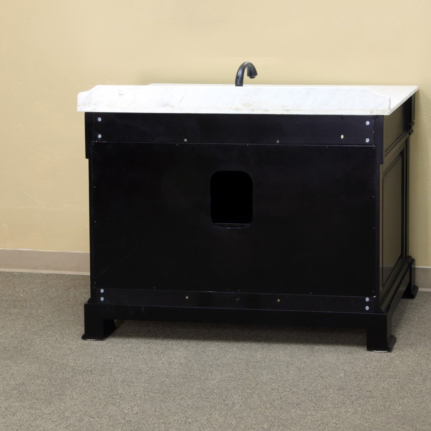 60" Single sink vanity wood espresso