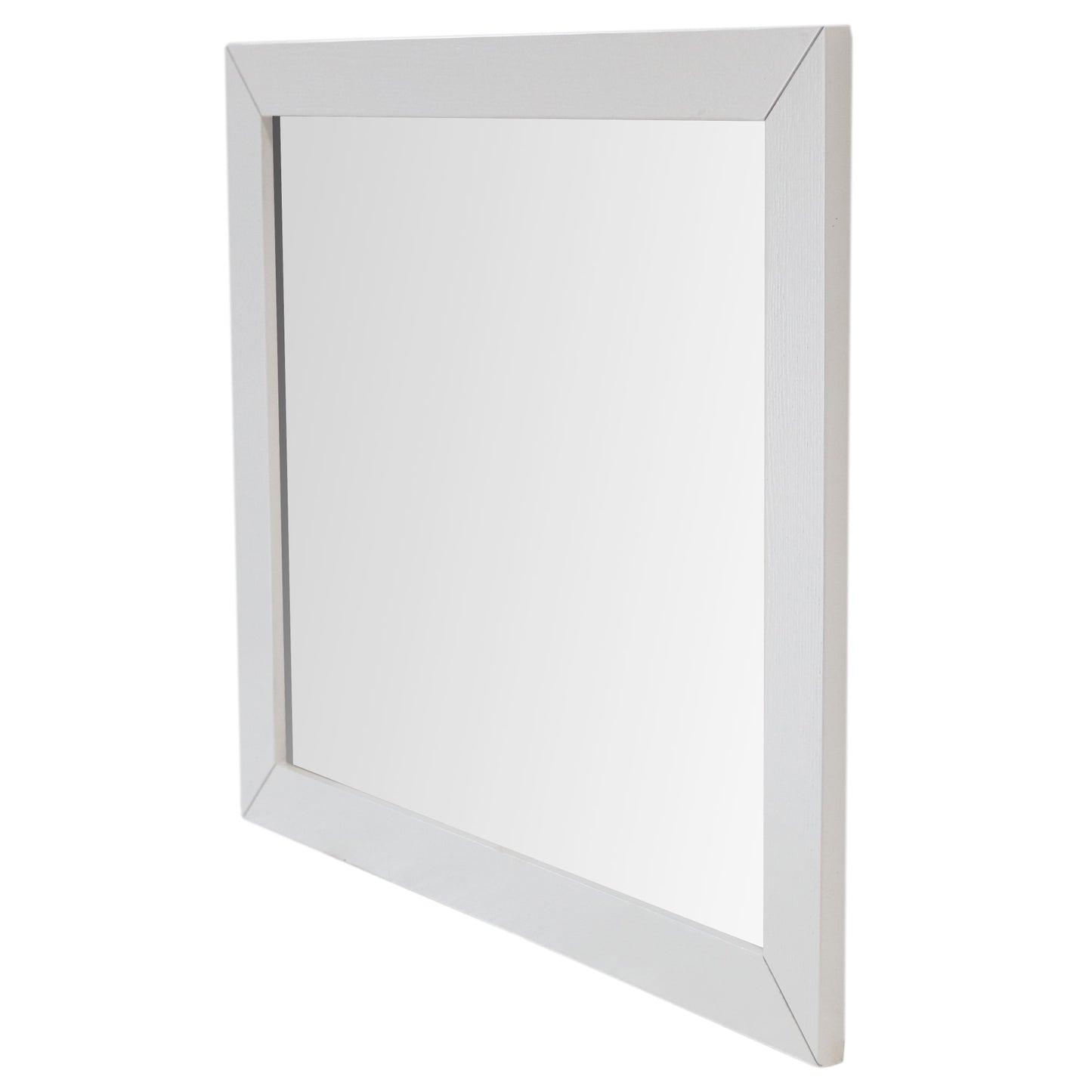 Wood Frame Mirror Glacier Ash Finish