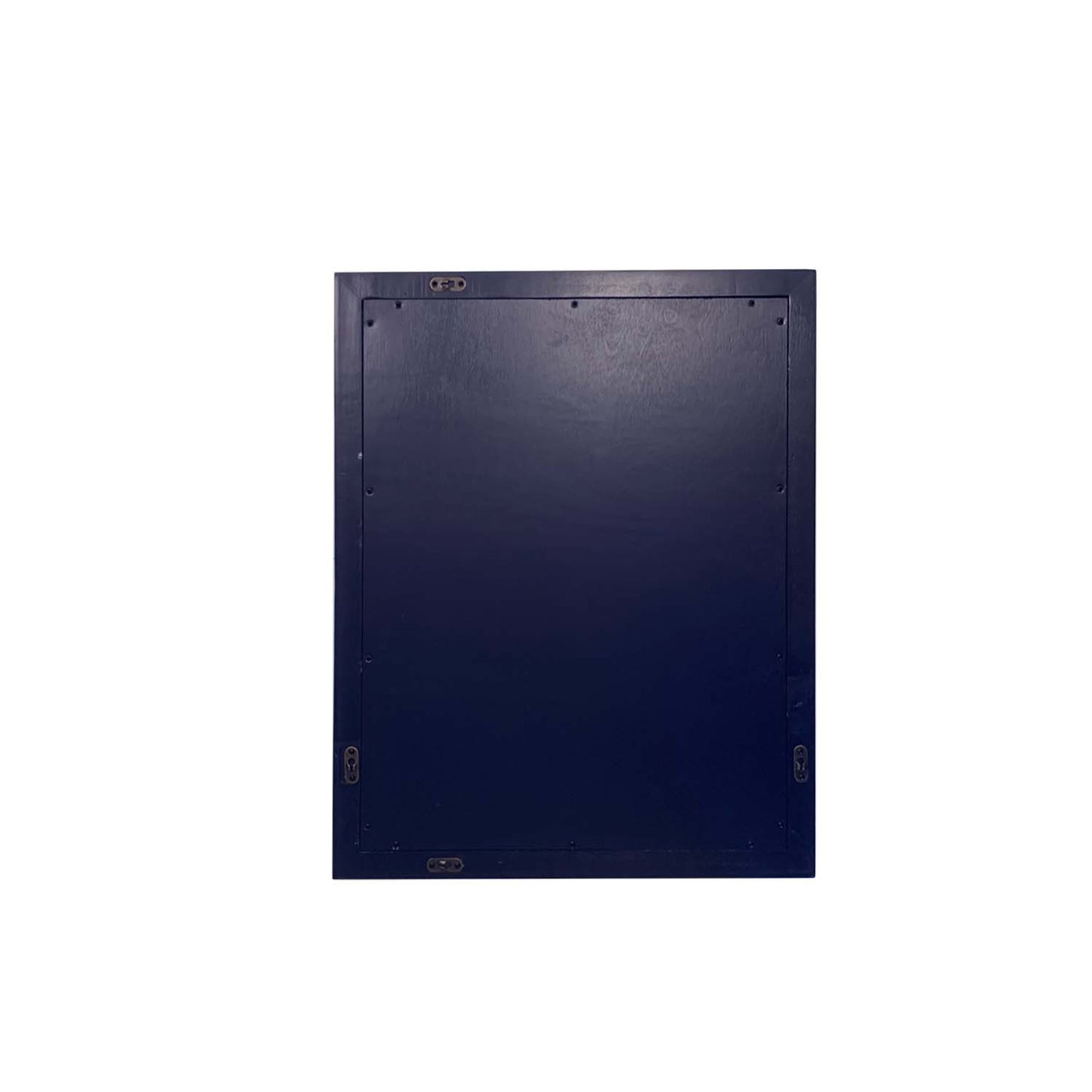 24" WOOD FRAME MIRROR IN BLUE