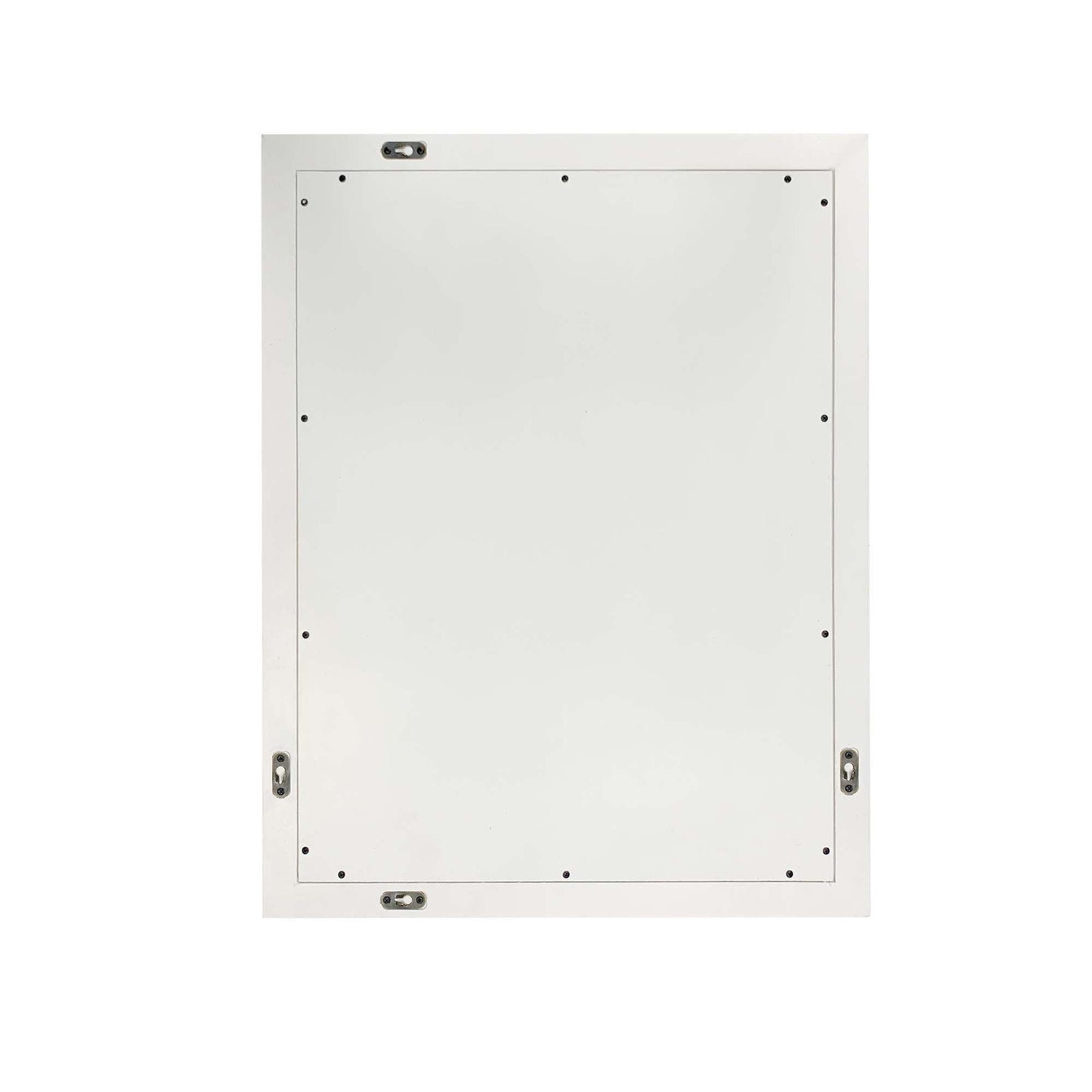 24" WOOD FRAME MIRROR IN WHITE
