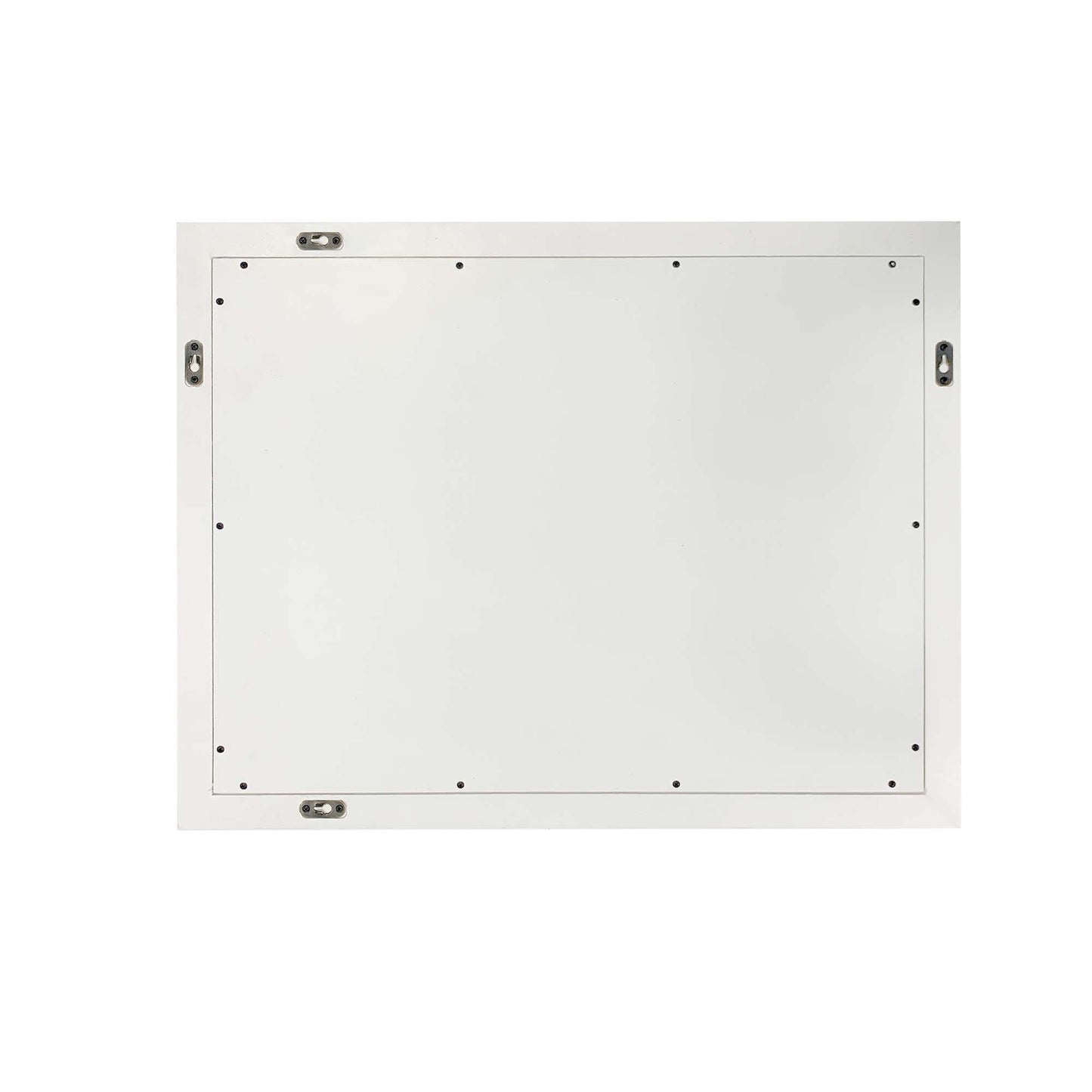 24" WOOD FRAME MIRROR IN WHITE