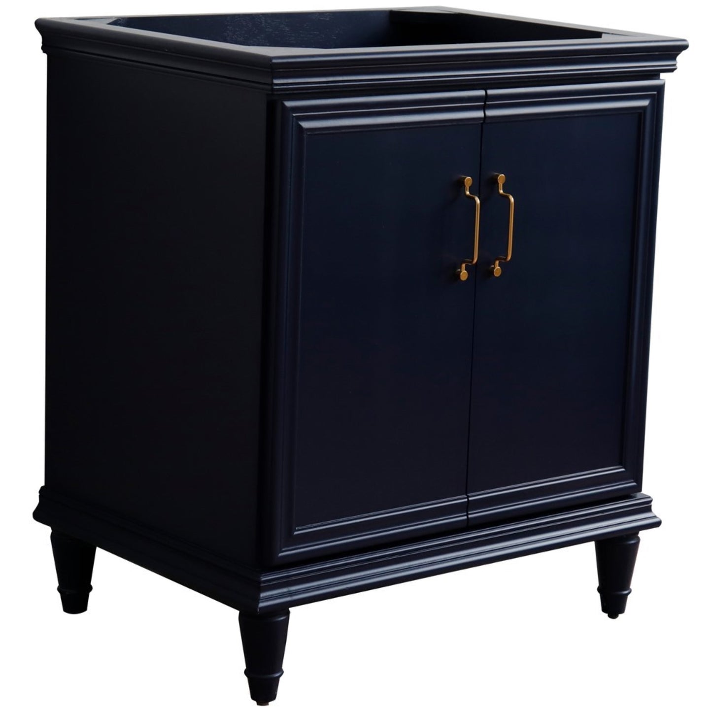 30" Single vanity in Blue finish cabinet only