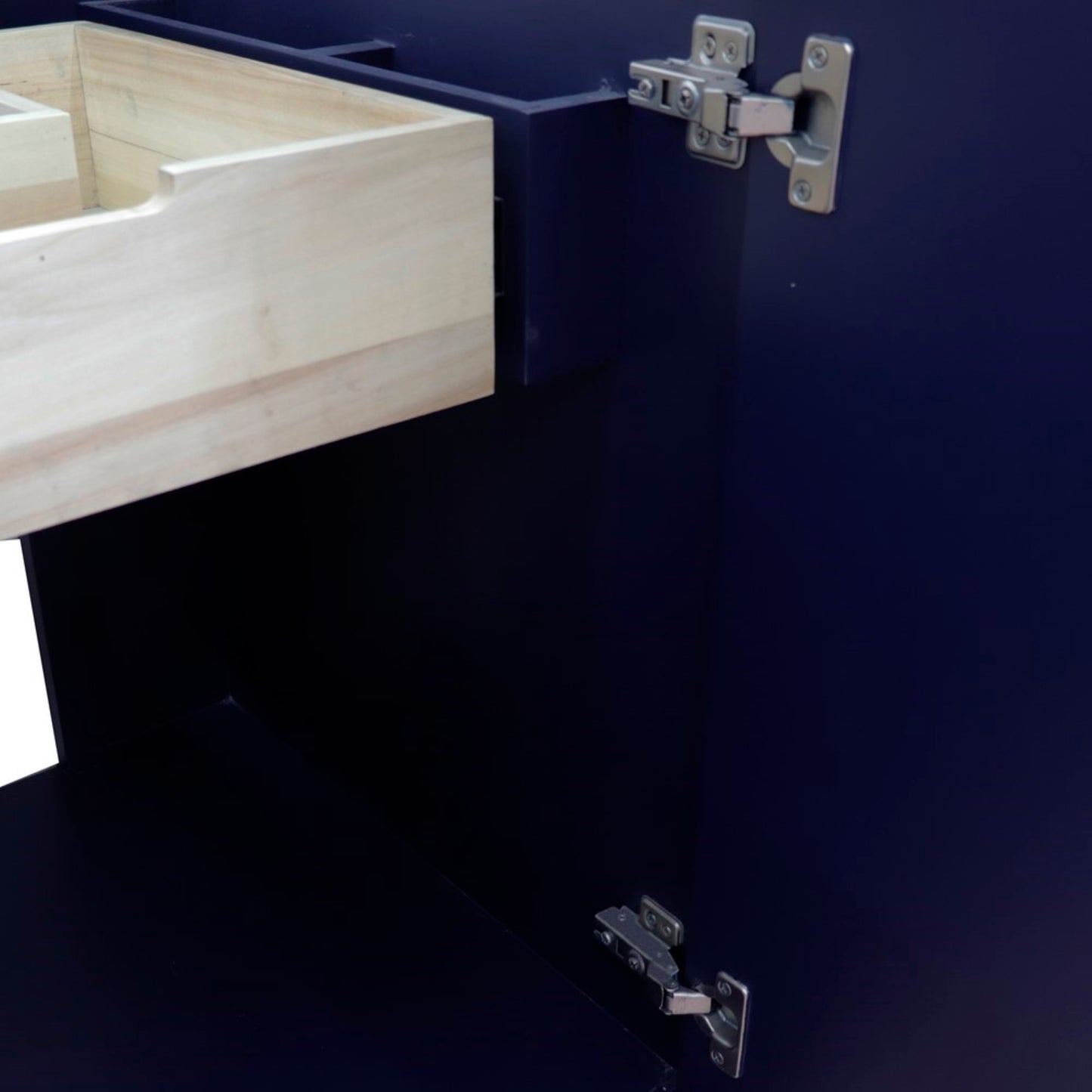 30" Single vanity in Blue finish cabinet only