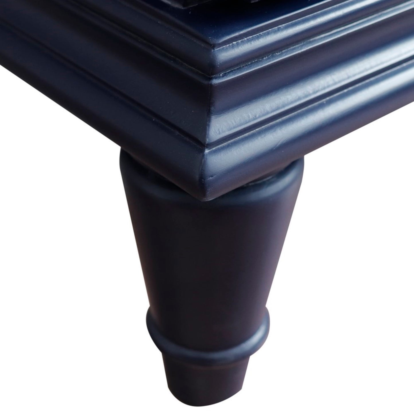 36" Single vanity in Blue finish left door cabinet only