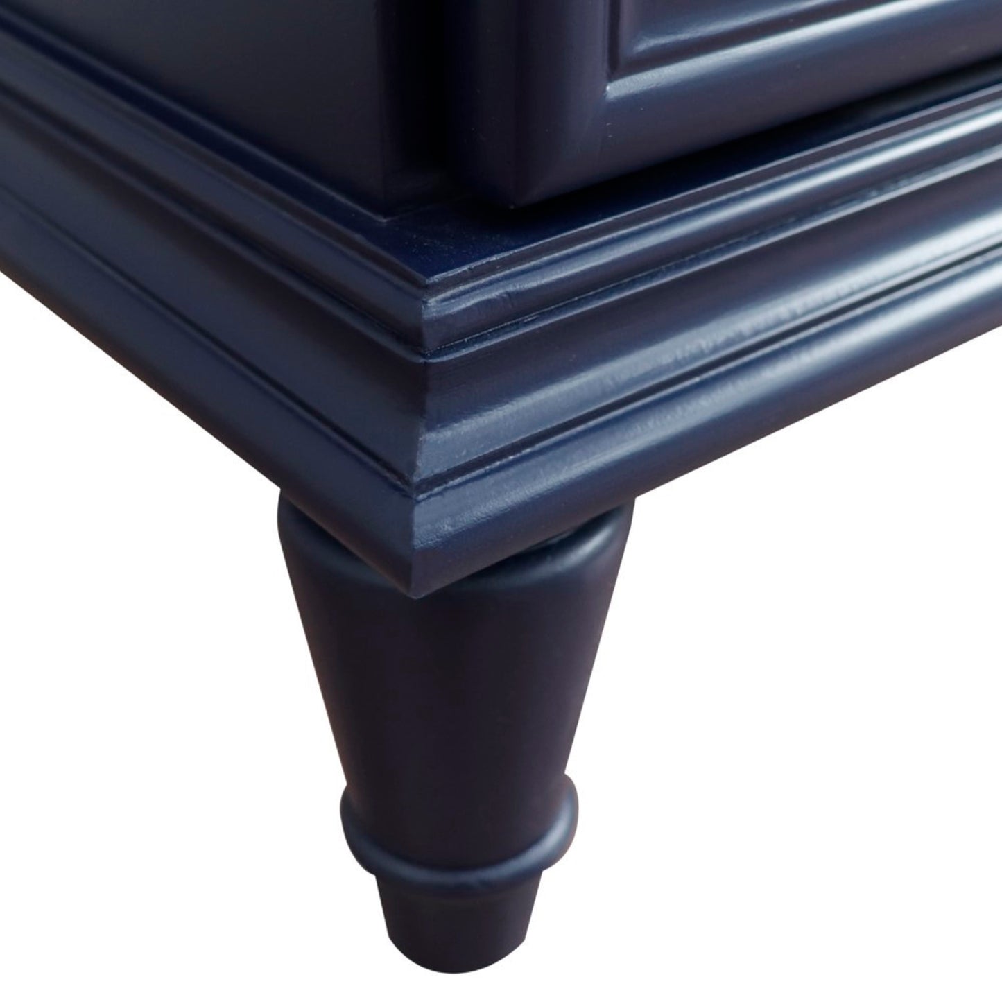 36" Single vanity in Blue finish right door cabinet only