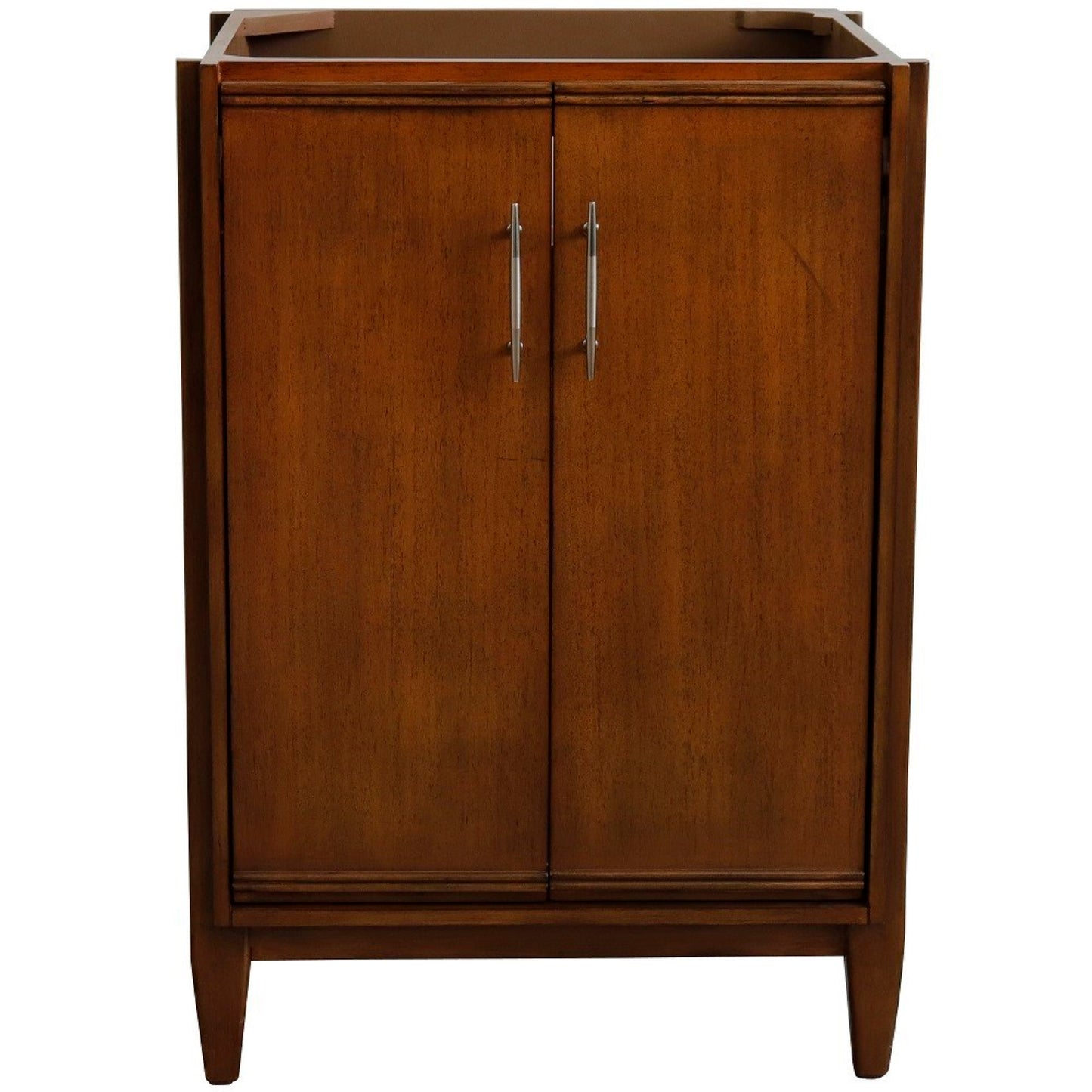 24" Single sink vanity in Walnut finish cabinet only