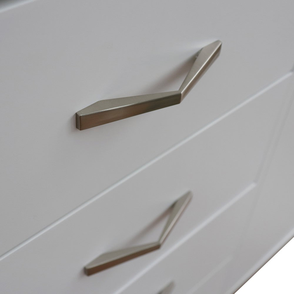 60" Double vanity in White finish cabinet only
