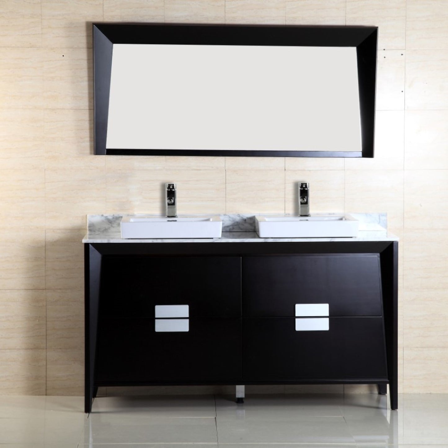 60" Double sink vanity