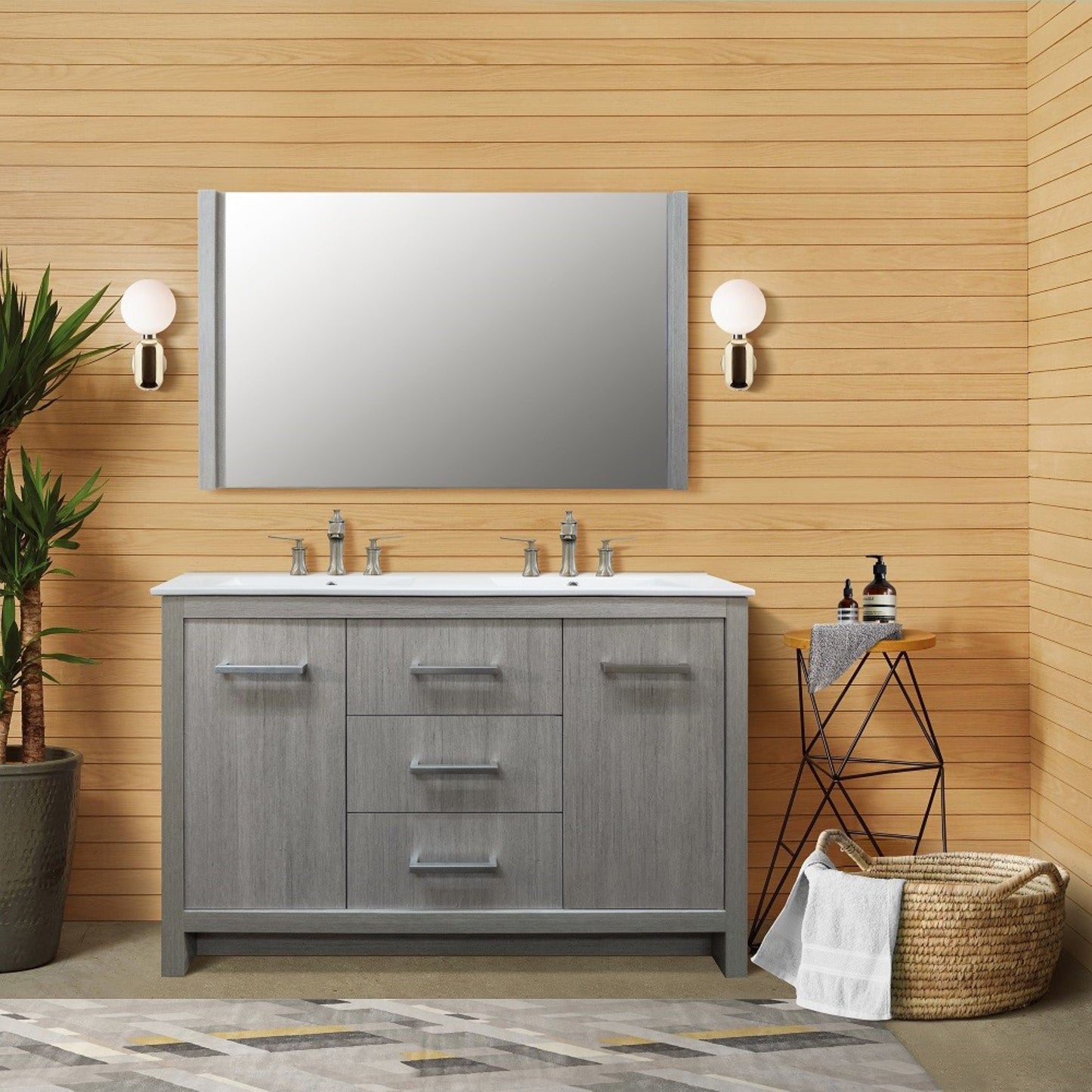 48" Double sink vanity