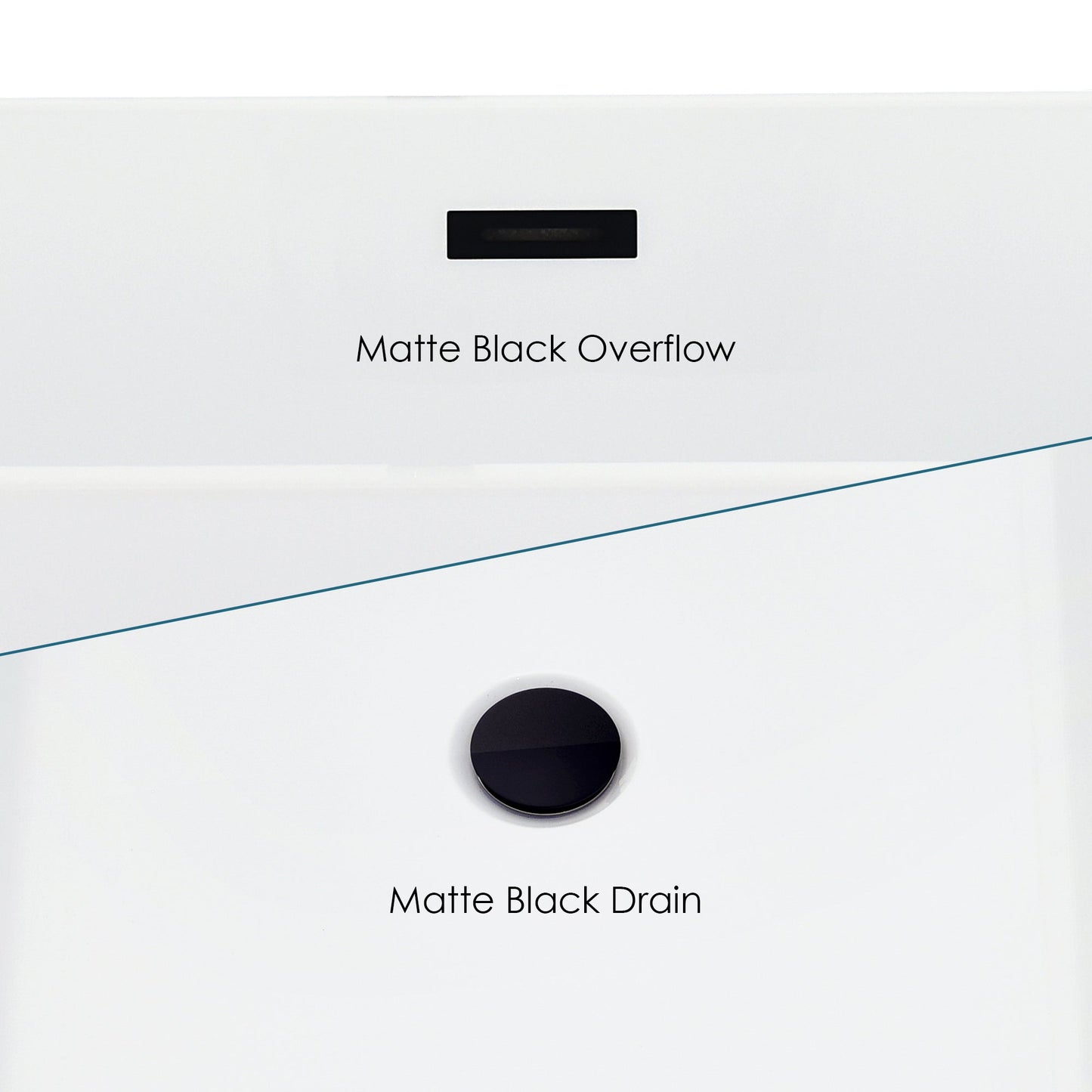 Kaprun 59" x 30" Flatbottom Freestanding Acrylic Soaking Bathtub in Glossy White with Drain and Overflow