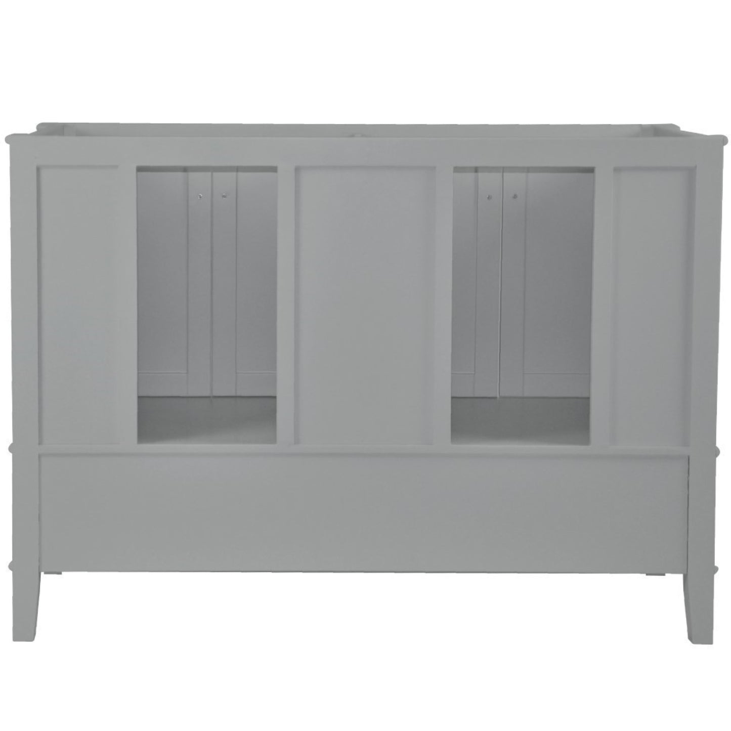 49" DOUBLE VANITY IN L/GRAY WITH ENGINEERED STONE TOP