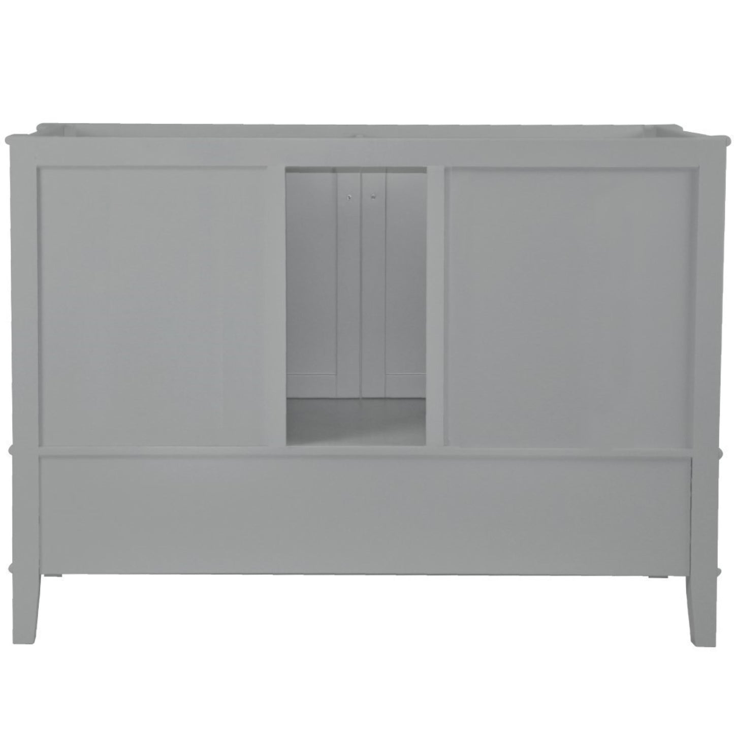 49" SINGLE VANITY IN L/GRAY WITH ENGINEERED STONE TOP