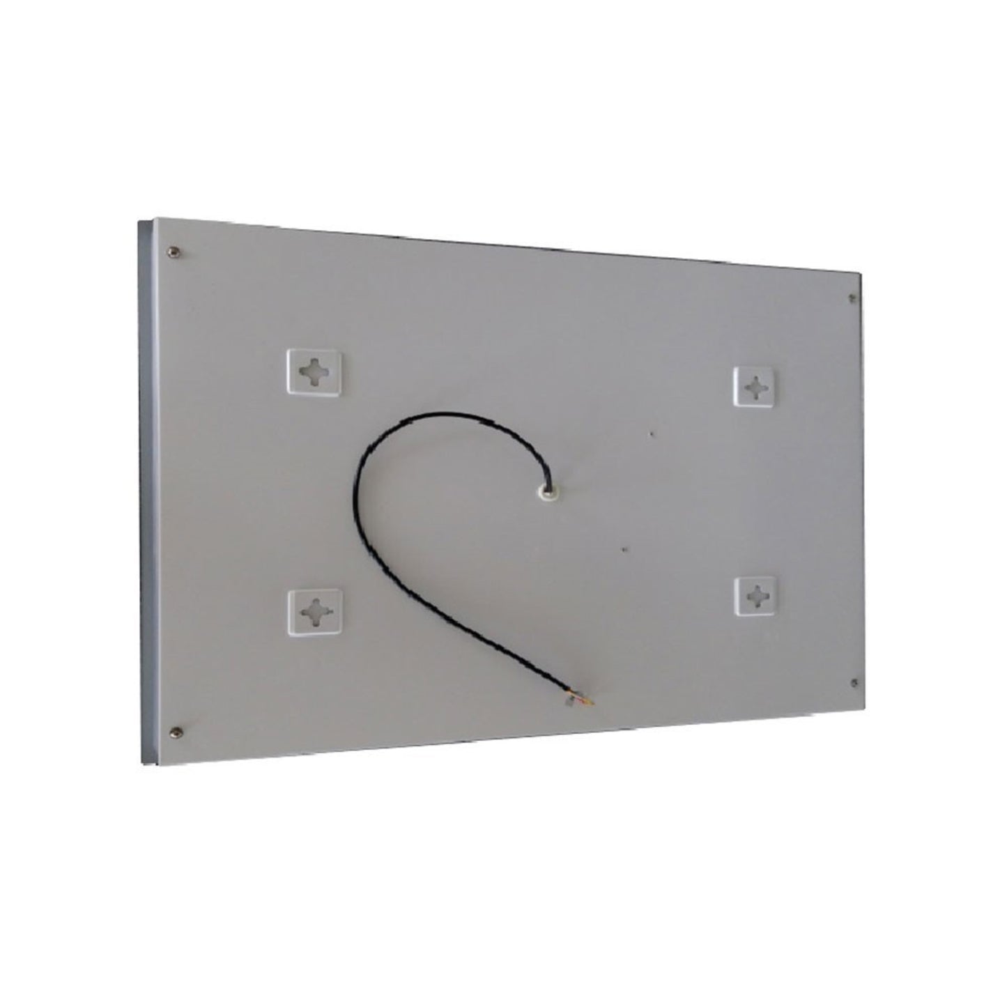 48" Rectangular LED Bordered Illuminated Mirror with Bluetooth Speakers