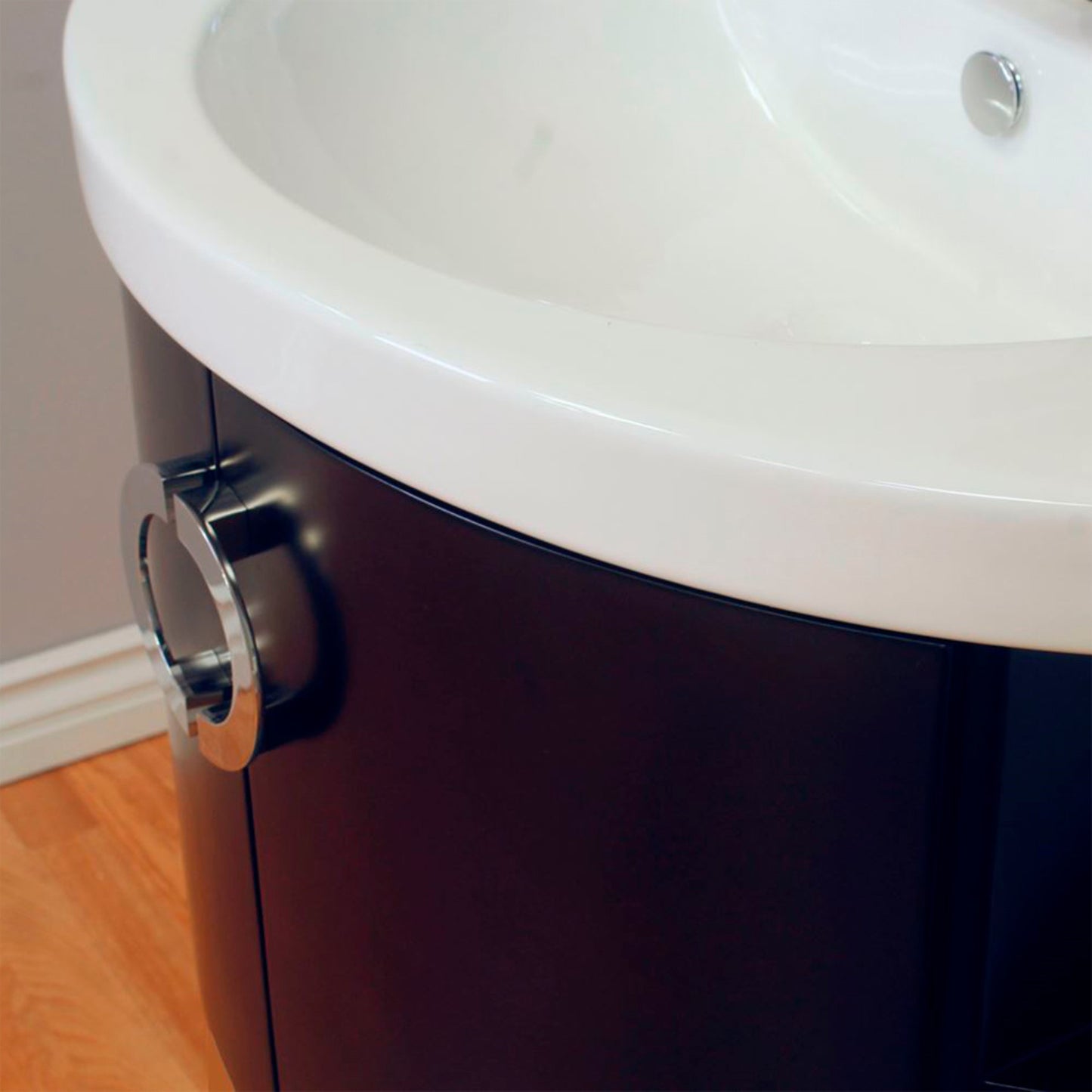 34" Single vanity wood espresso
