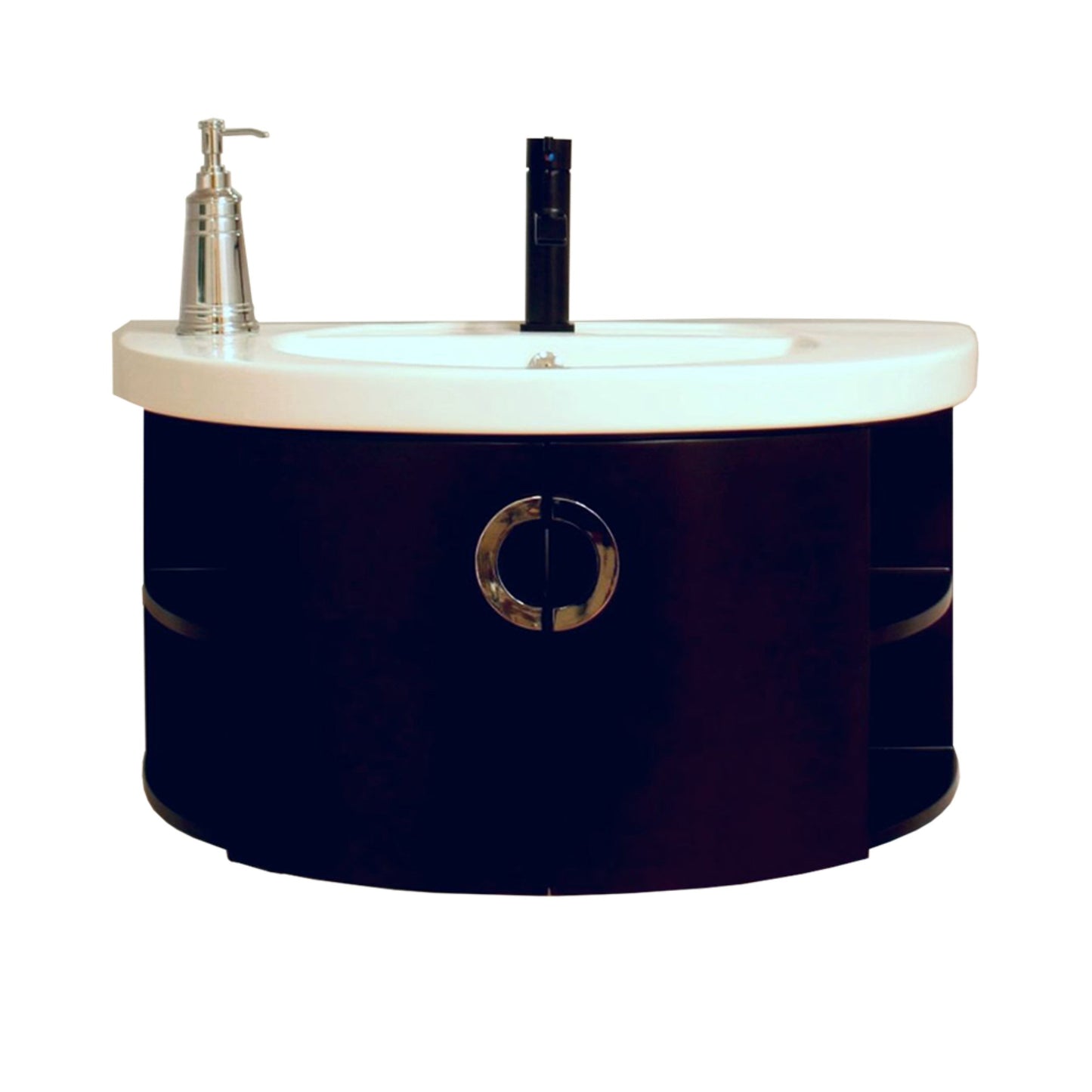 34" Single vanity wood espresso