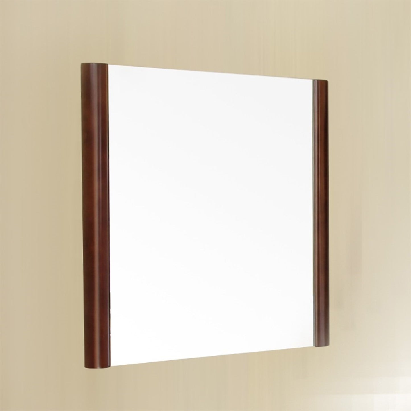 25.6" Mirror Wood walnut