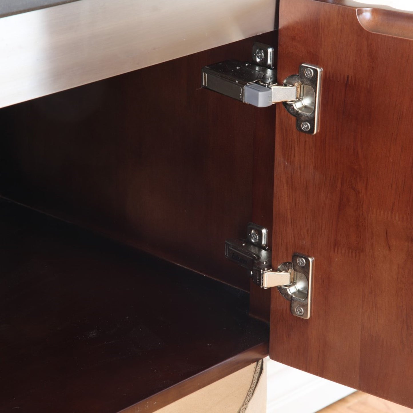 32.5" Single sink vanity Wood walnut