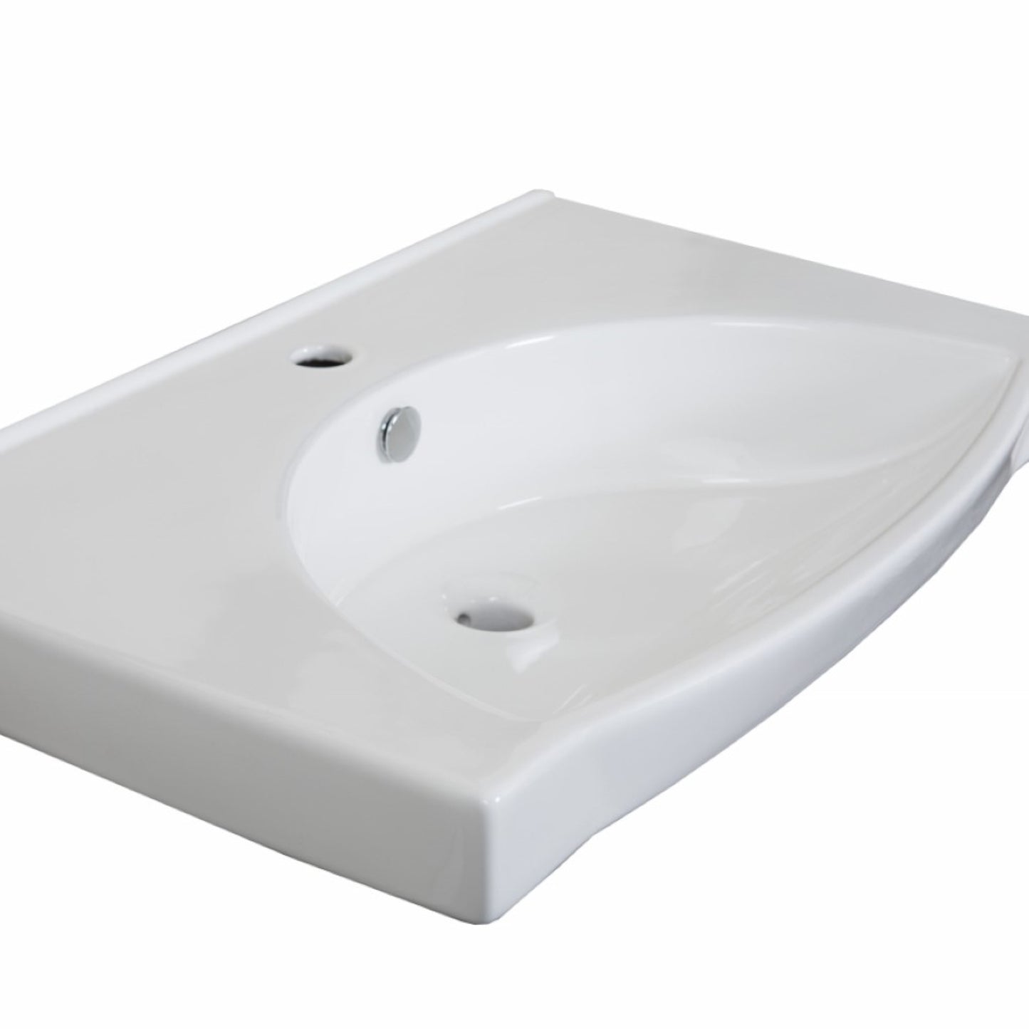 27.5" Single sink vanity Wood Gray