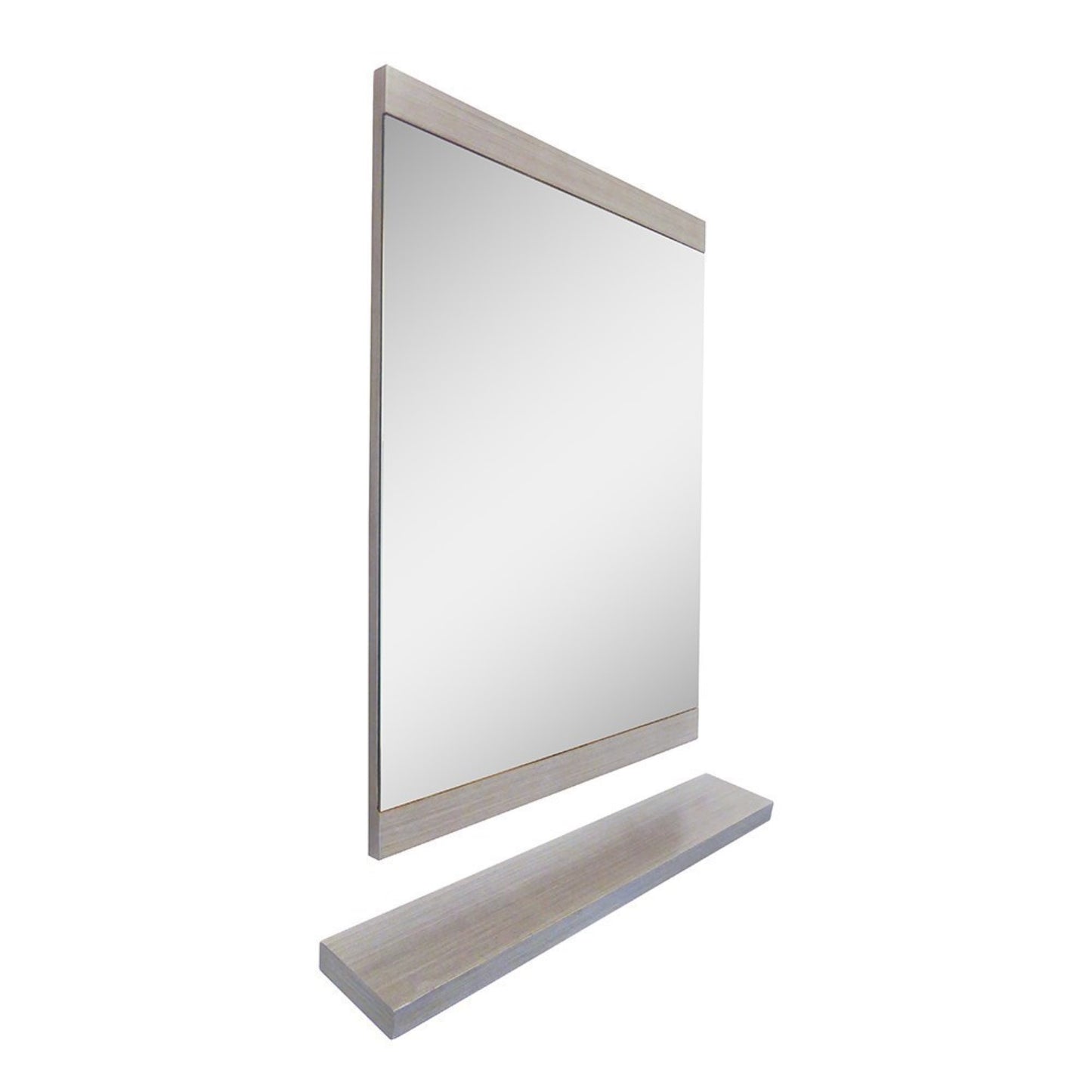 23.6" Mirror wood gray