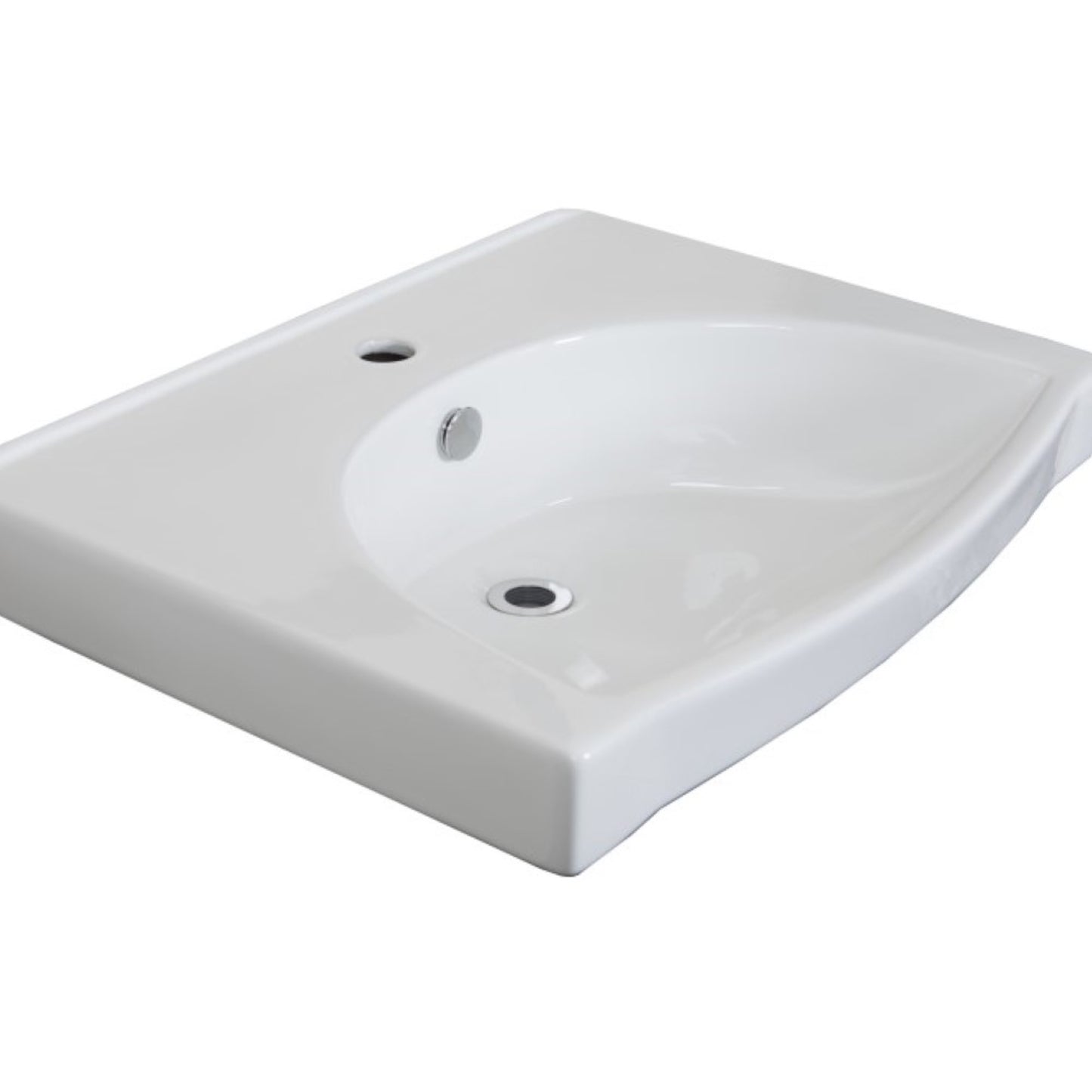 23.8" Single sink vanity Black