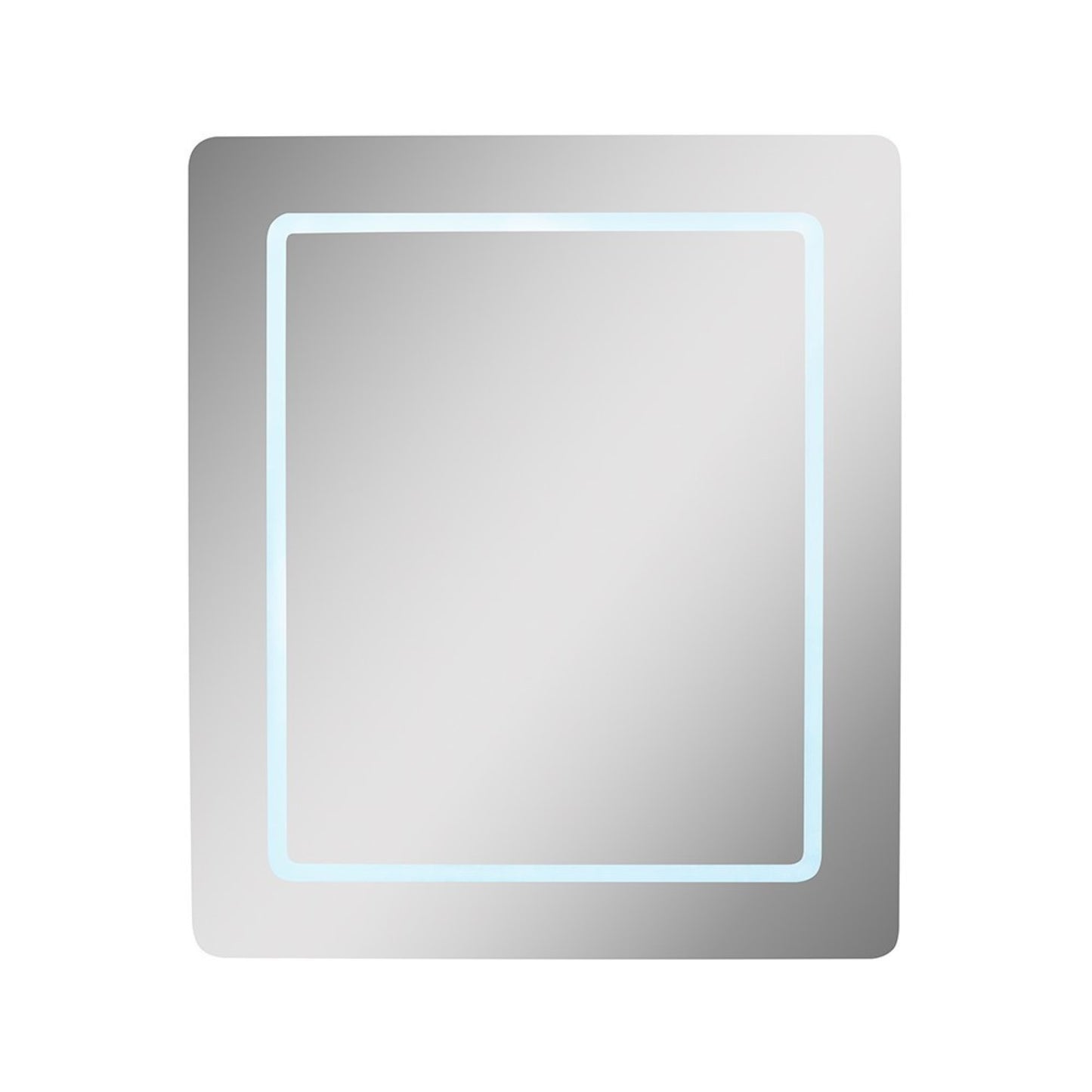 24" Rectangular LED Illuminated Mirrored Medicine Cabinet