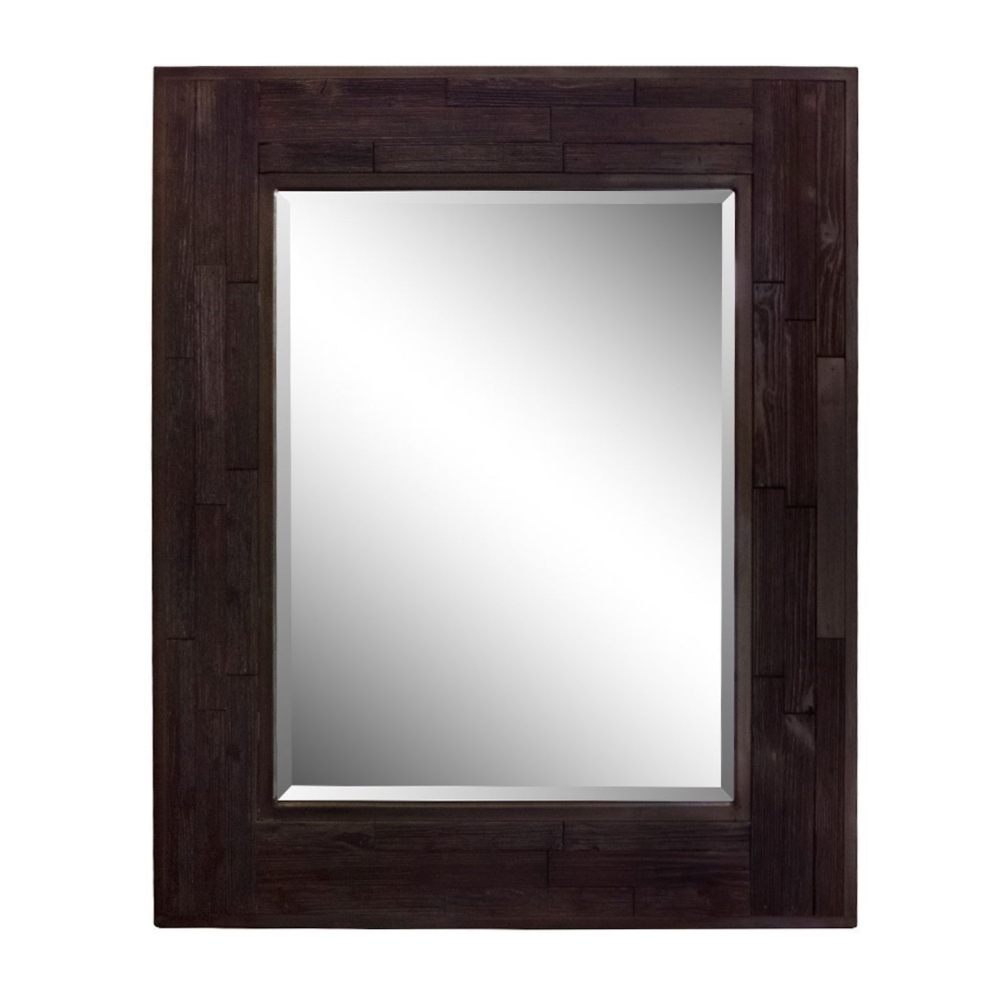 29" Rectangle Wood Frame Mirror