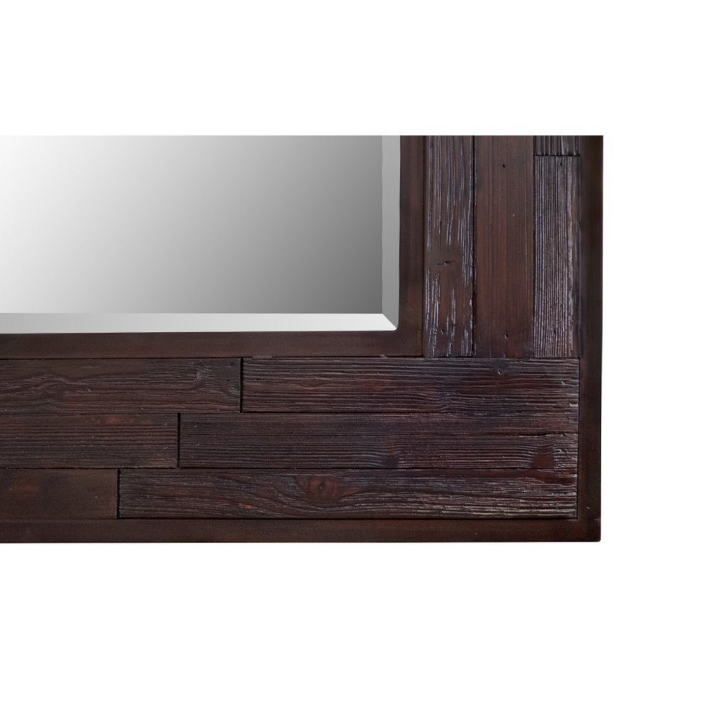 29" Rectangle Wood Frame Mirror