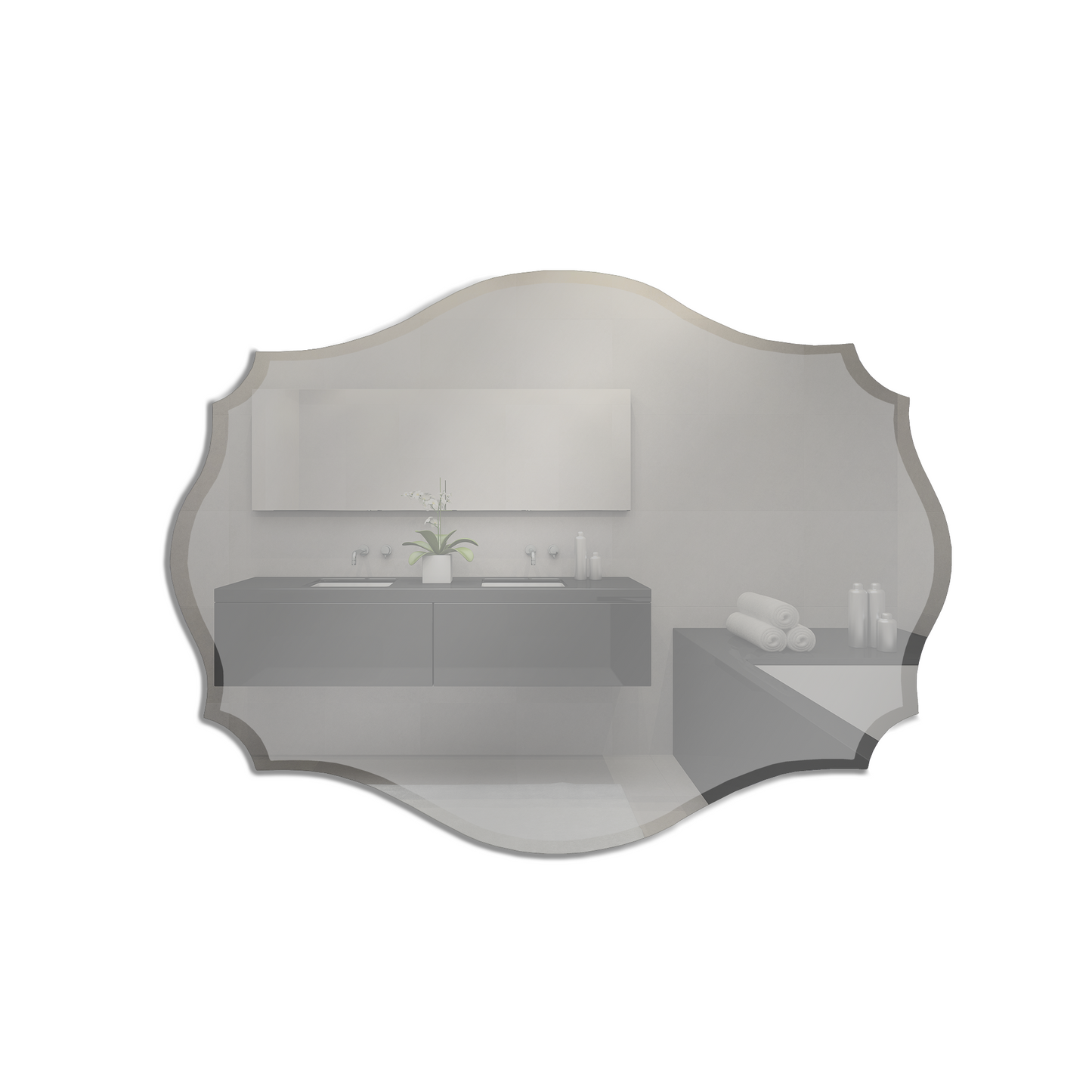 23.75" Frameless Mirror