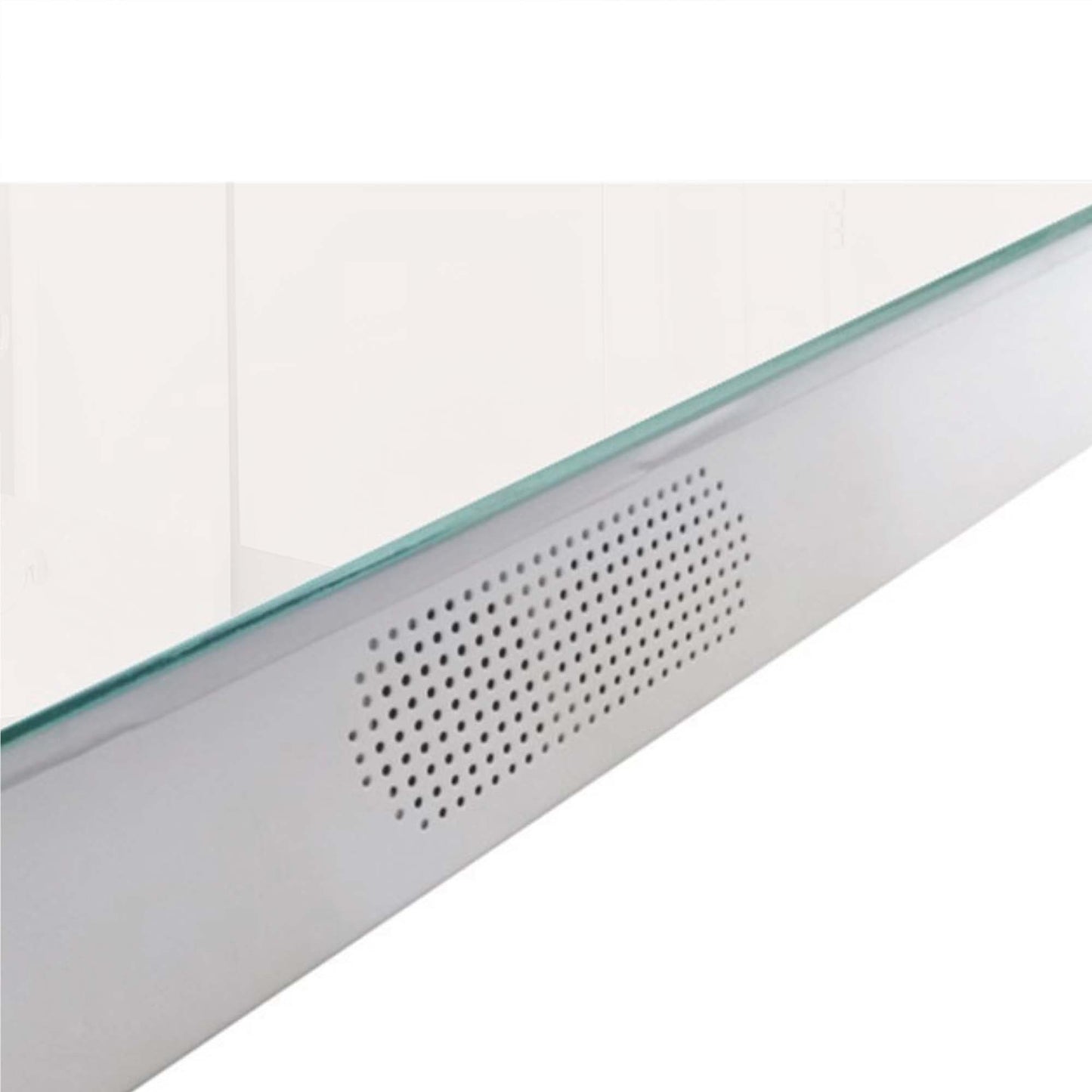 24" Rectangular LED Bordered Illuminated Mirror with Bluetooth Speakers