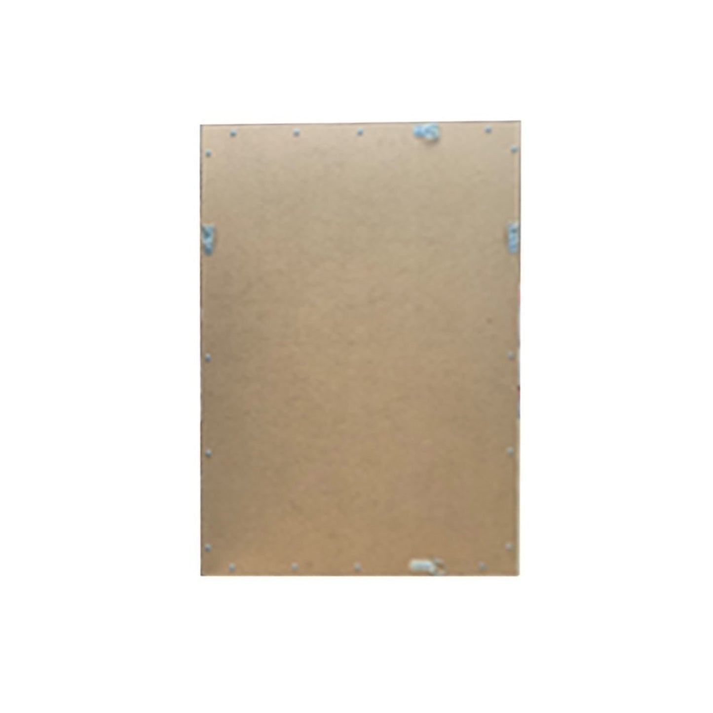 Rectangular Metal Frame Mirror in Matte Black