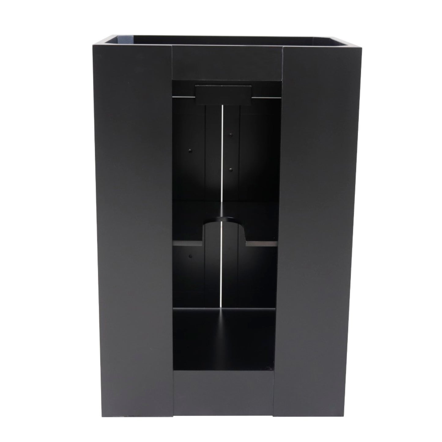 24" Single sink vanity manufactured wood espresso